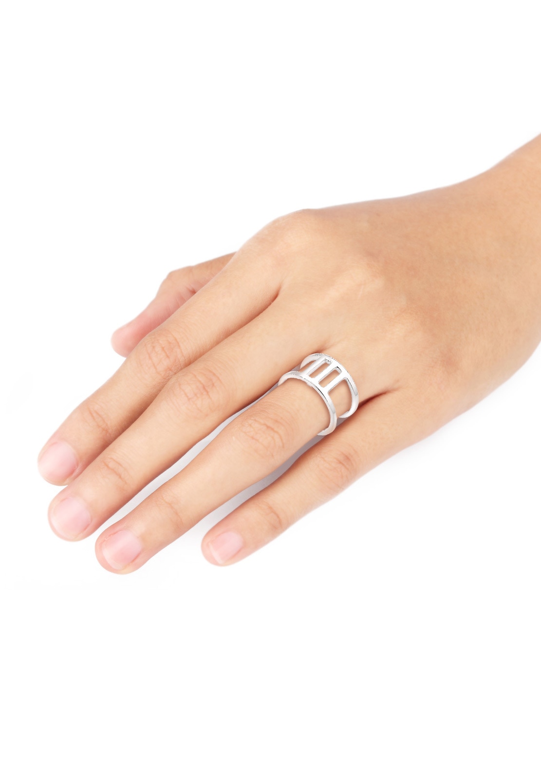 Elli Fingerring »Basic Geo Blogger Must-Have Silber«