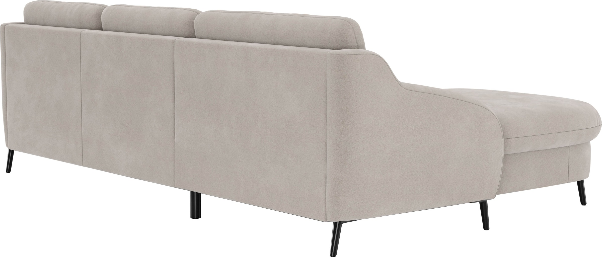 sit&more Ecksofa »Soul L-Form«, wahlweise mit Bettfunktion und Bettkasten oder Schubkasten