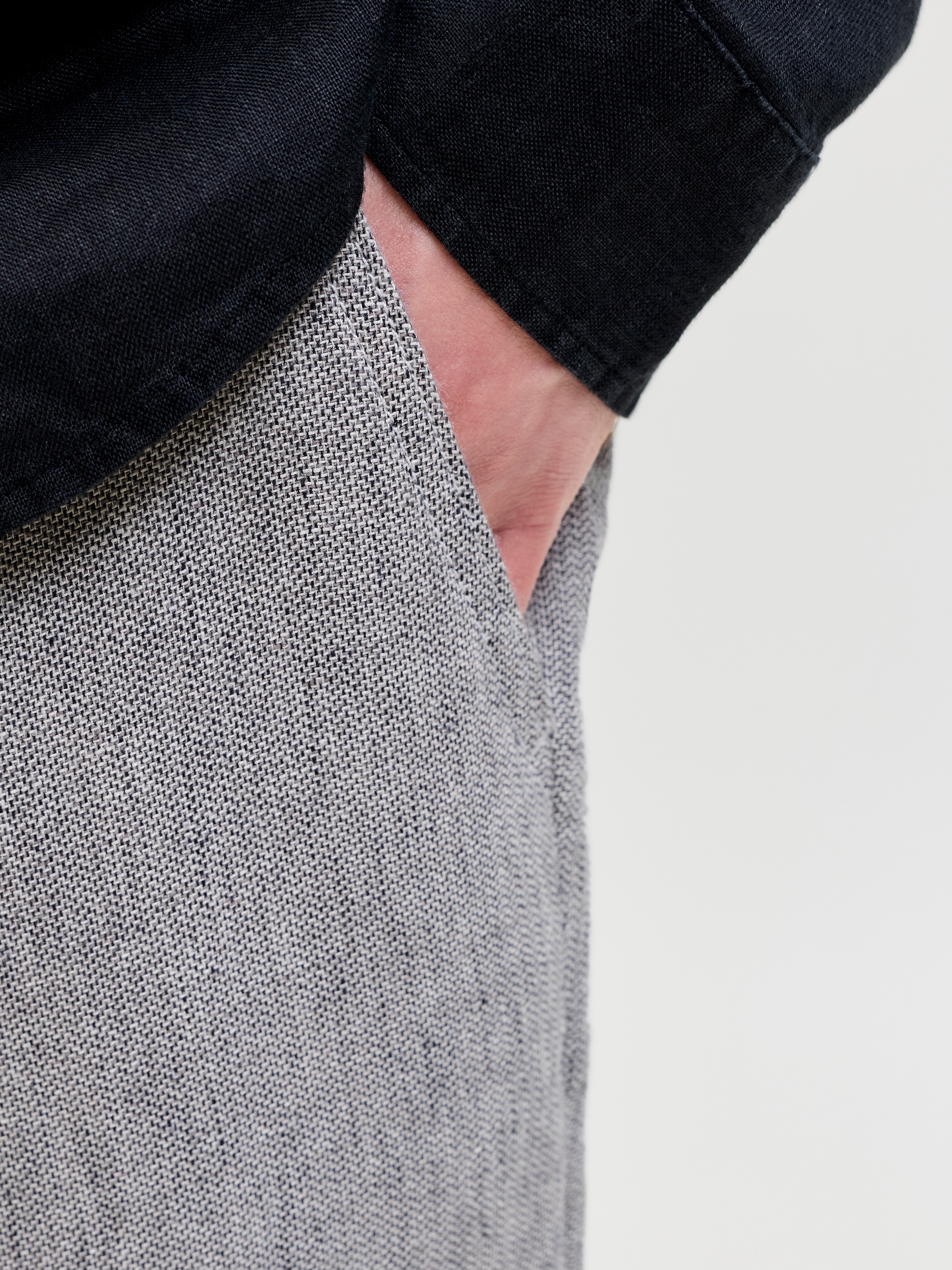 Jack & Jones Chinohose »JPSTKARL MYKONOS LINEN BLEND CHINO«