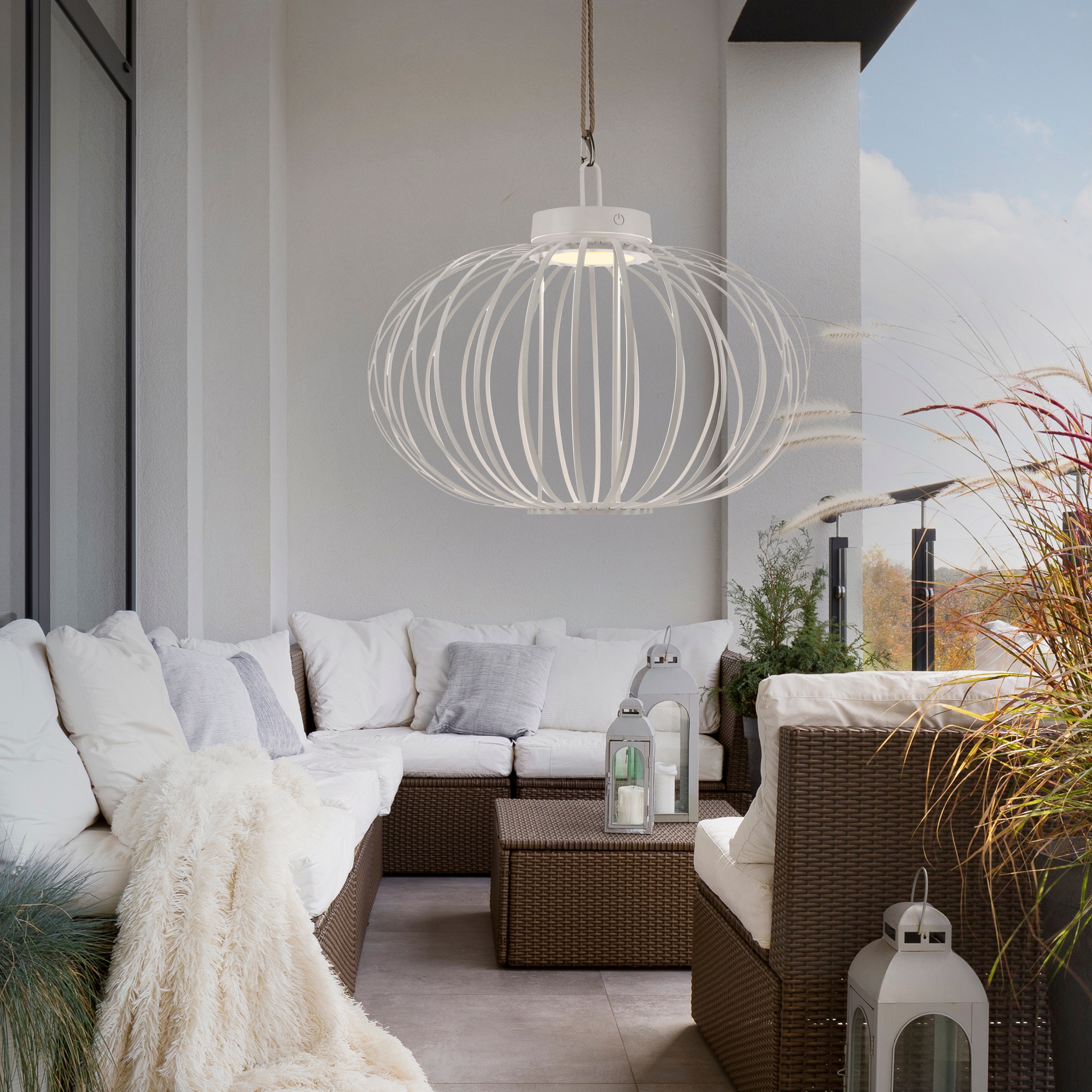 JUST LIGHT Pendelleuchte »AKUBA«, 1 flammig, Leuchtmittel LED-Modul   LED f günstig online kaufen