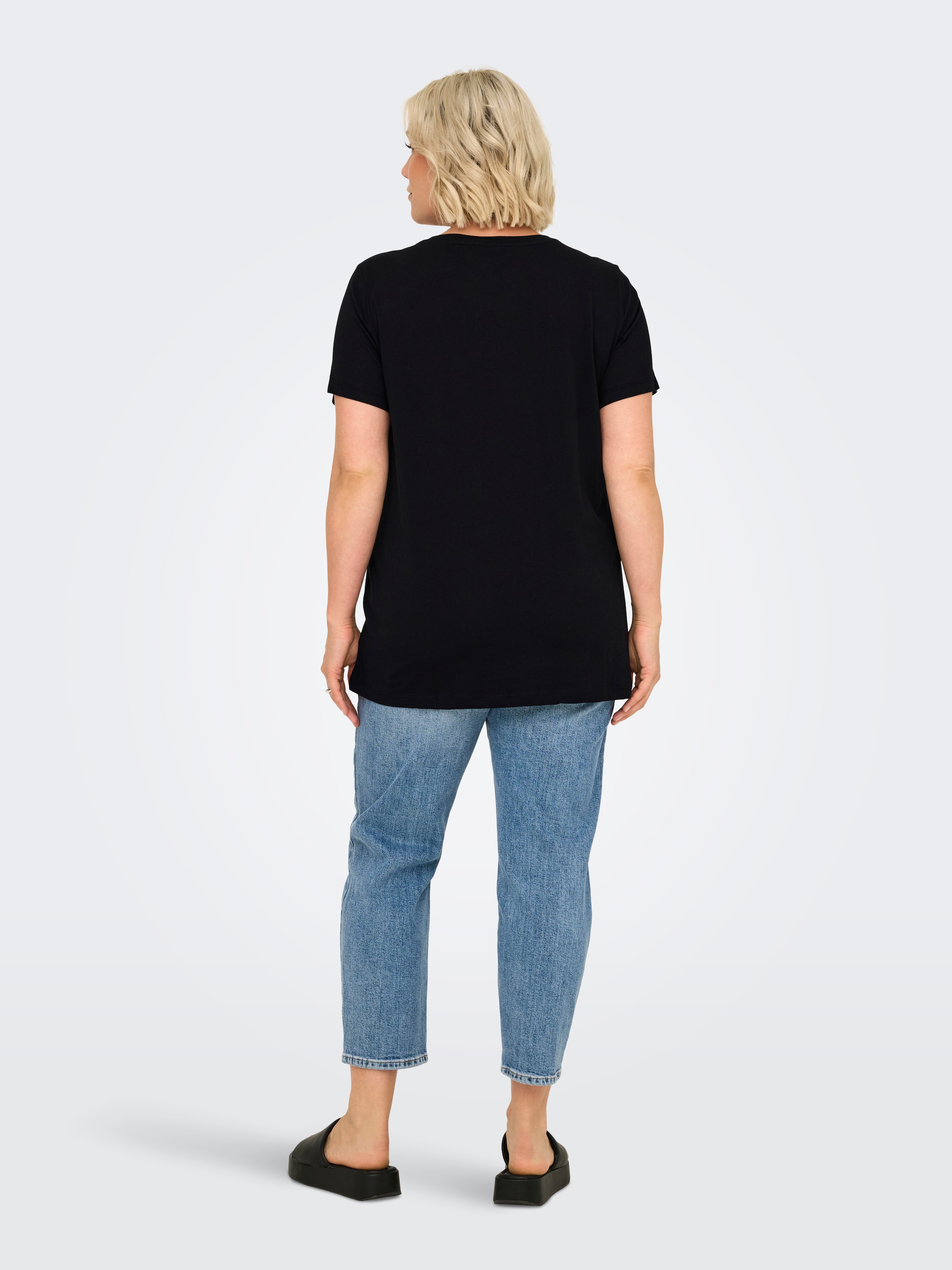 ONLY CARMAKOMA Kurzarmshirt »CARSIMONE LIFE SS O-NECK JRS«