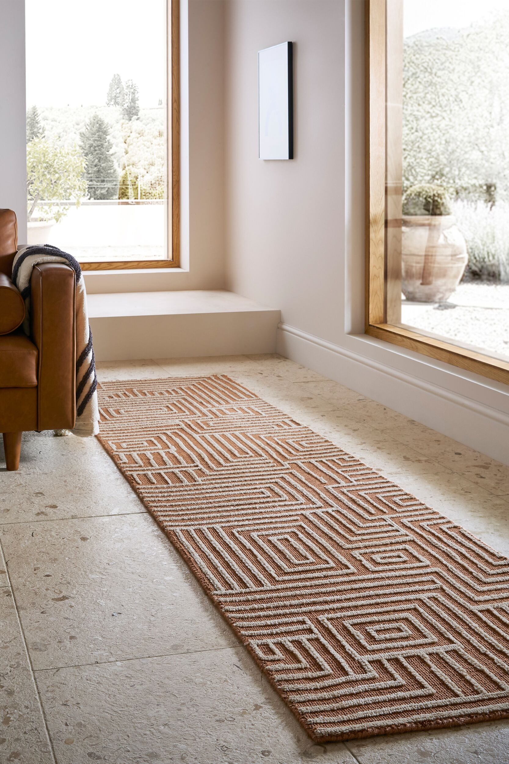 FLAIR RUGS Teppich »Kylo«, rechteckig, 12 mm Höhe, Hoch-niedriger Flor in Wolle-Optik