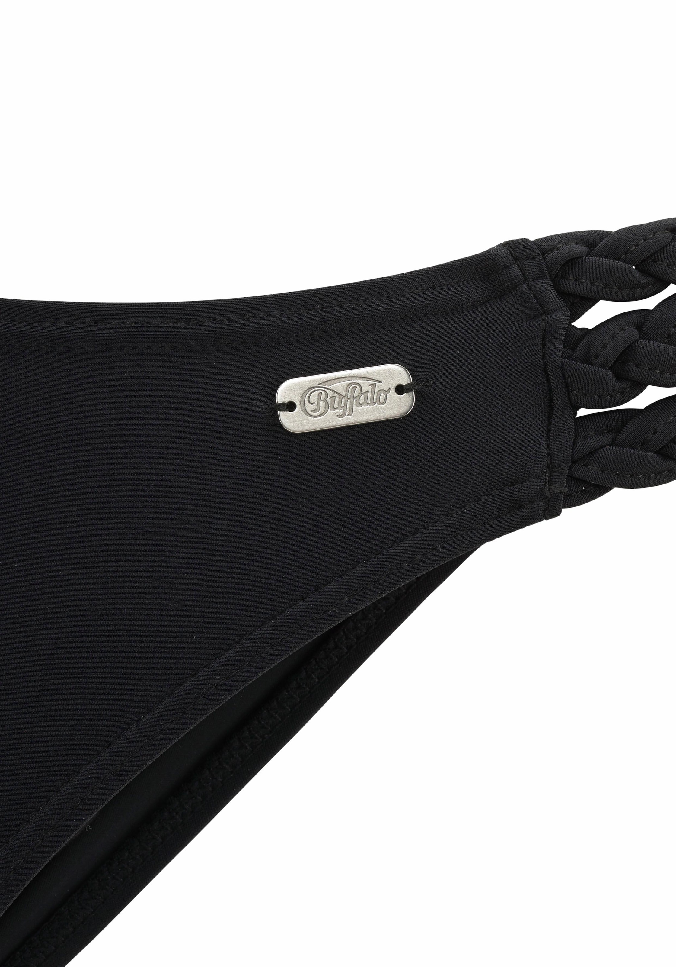 Buffalo Bügel-Bandeau-Bikini, trendiger Look, mit abnehmbaren Trägern, mit geflochtenen Details