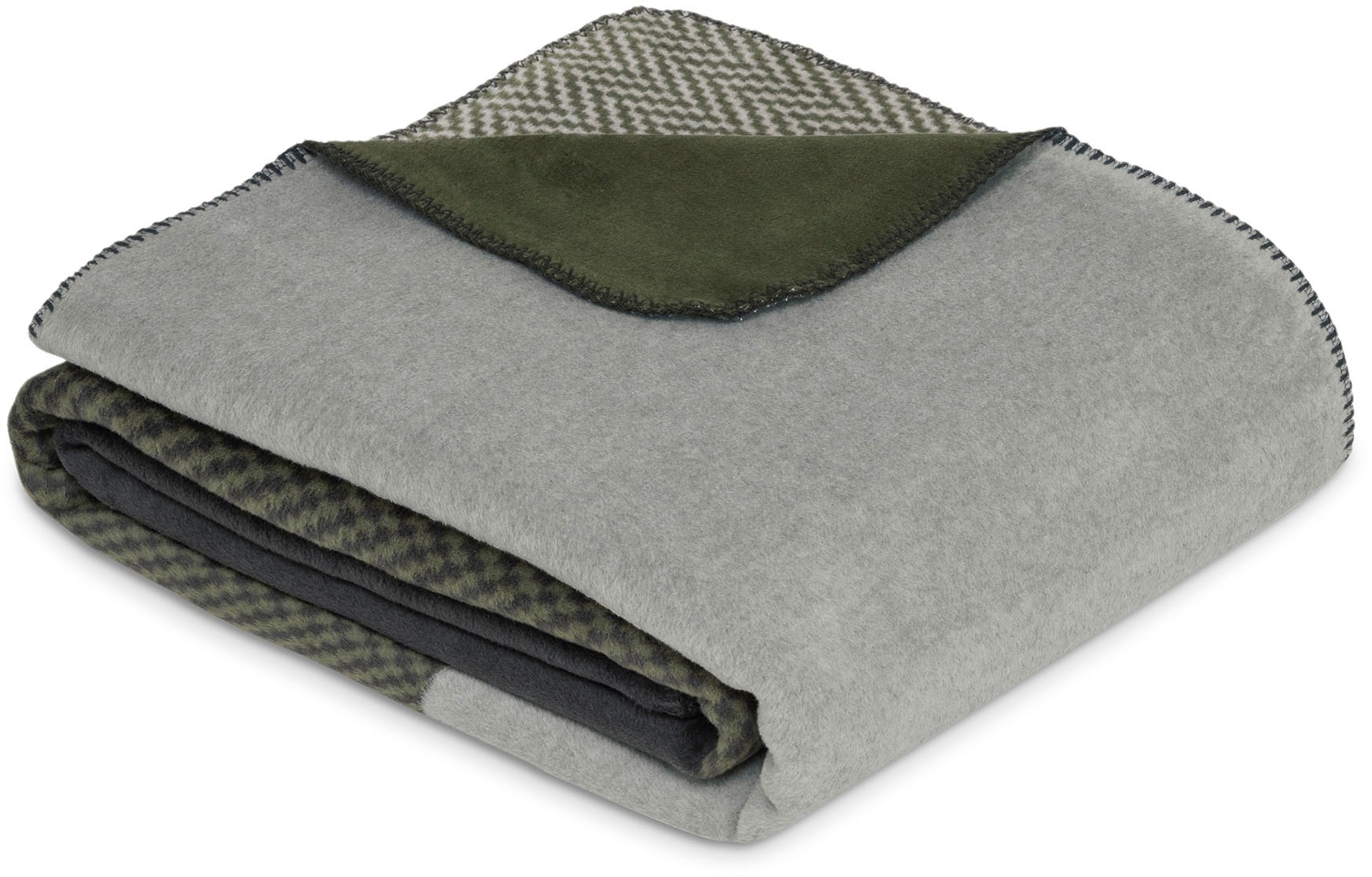 bugatti Wohndecke »Wohndecke bugatti«, mit modernem Patchwork-Design günstig online kaufen