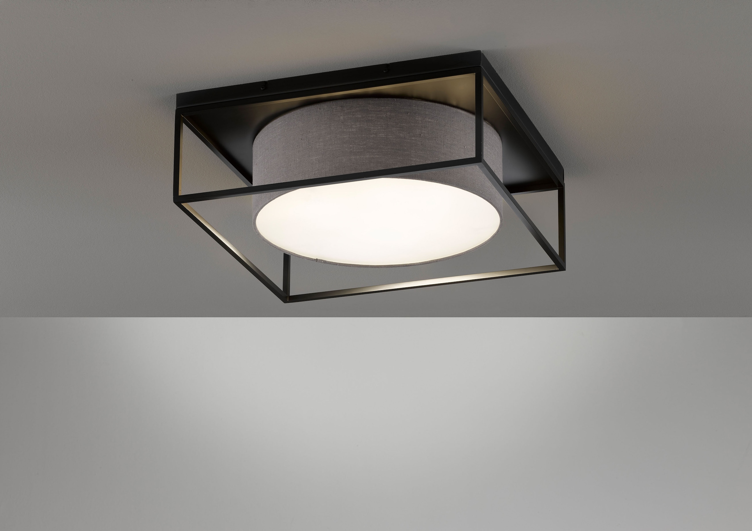 FISCHER & HONSEL Deckenleuchte »Carre«, Gr. ca. 50 x 50 cm, für Leuchmittel 3 x E14