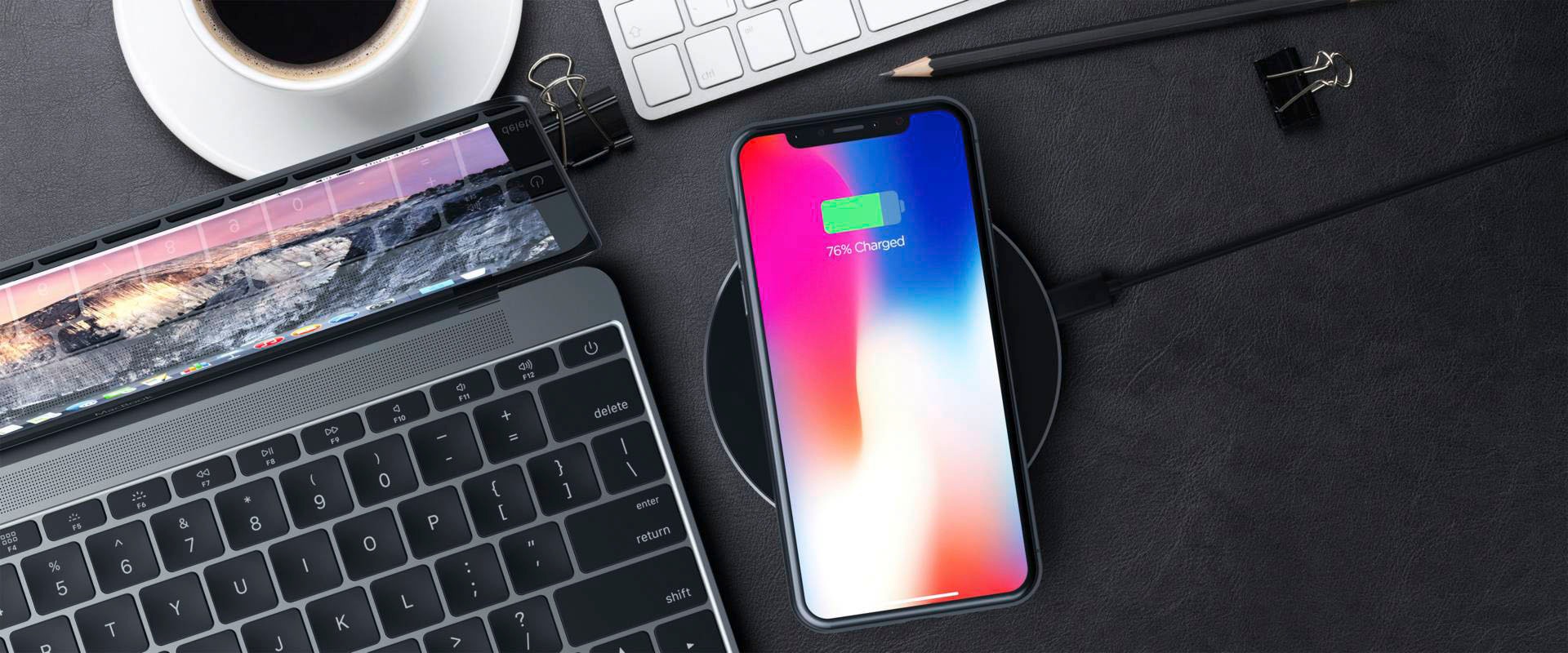 Satechi Schnelllade-Gerät »Aluminum Wireless Charger«, (1 St.)