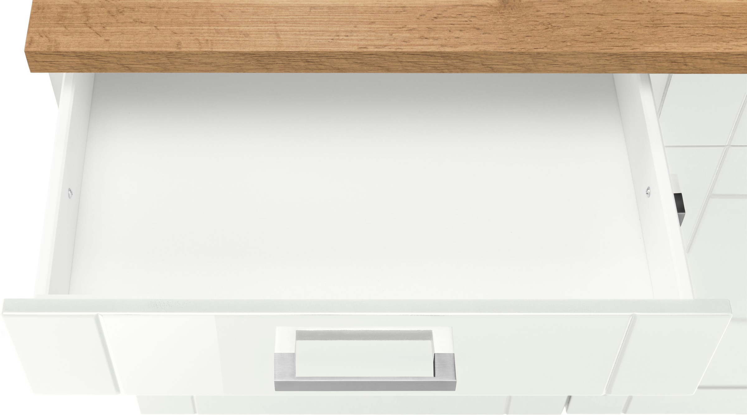 KOCHSTATION Küchenzeile »KS-Tinnum«, mit E-Geräten, Breite 240 cm