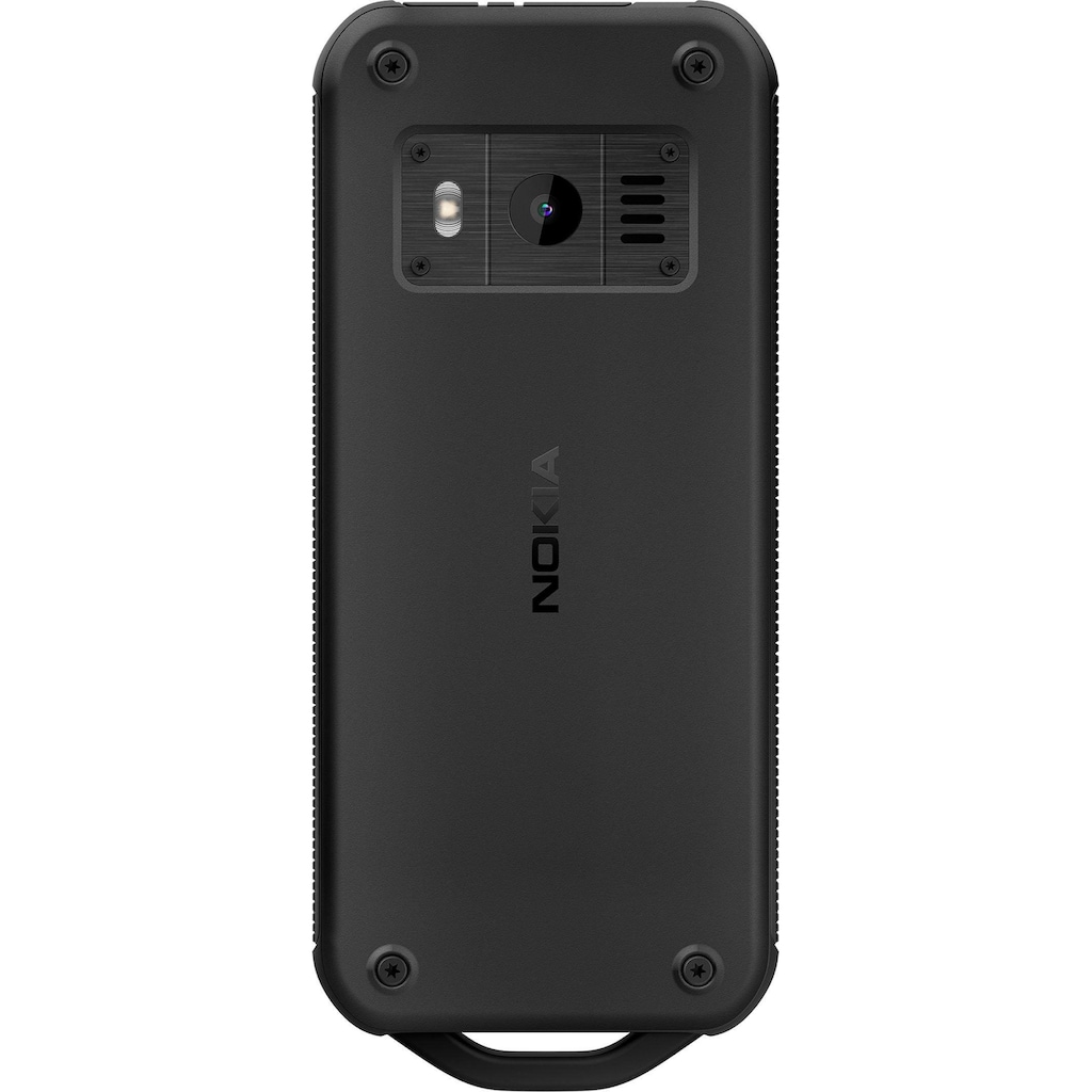 Nokia Handy »800 Tough«, Schwarzer Stahl, 6,1 cm/2,4 Zoll, 4 GB Speicherplatz, 2 MP Kamera