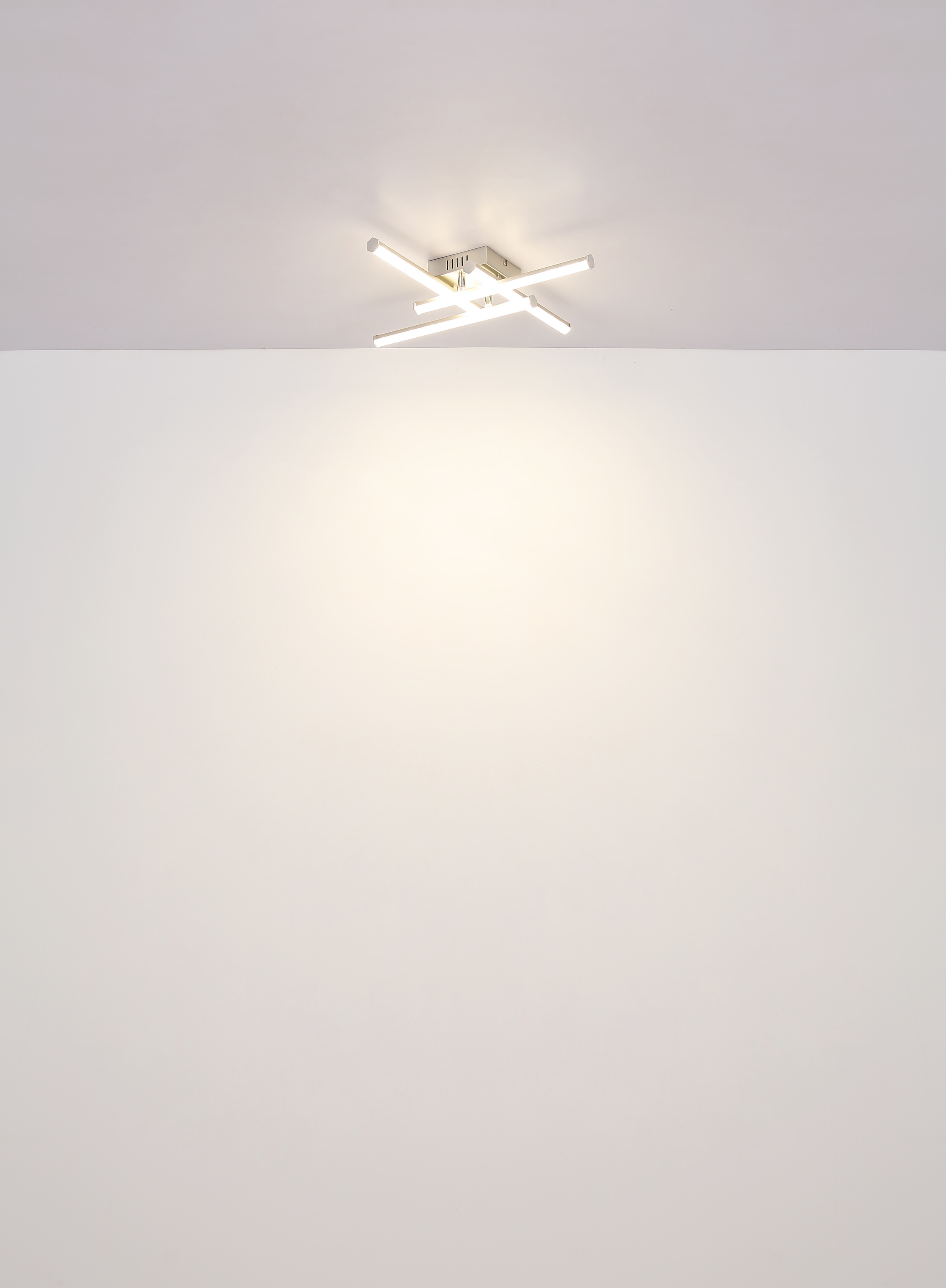 GLOBO LIGHTING LED Deckenleuchte »KIRINA«, Leuchtmittel LED-Modul | LED fest integriert, Deckenlampe/schwarz/Dreh-/Schwenkbar/3000K/opal
