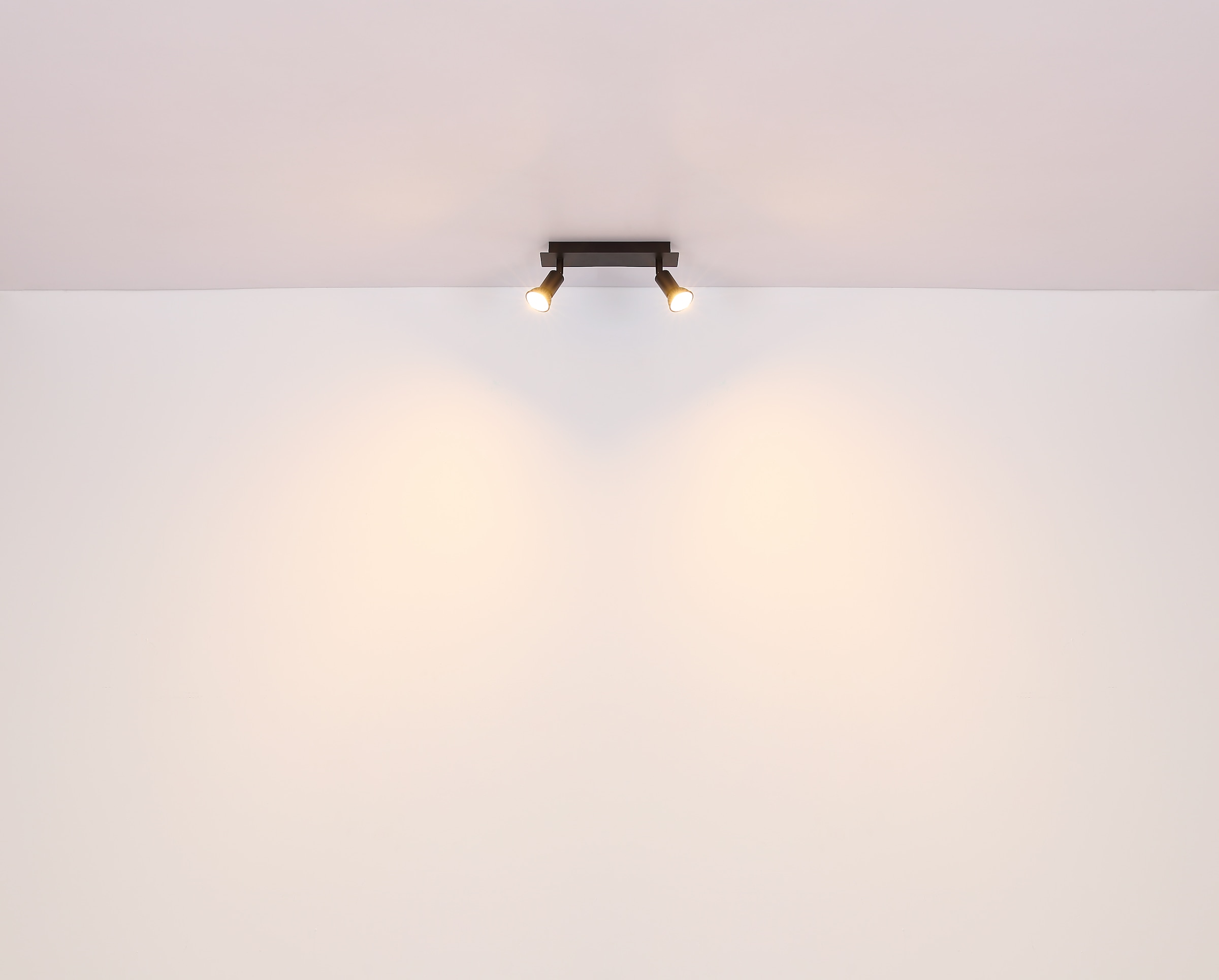 GLOBO LIGHTING Deckenstrahler »DREW«, Leuchtmittel GU10 | ohne Leuchtmittel, Deckenspot/Holz/schwarz/LxBxH: 400x60x90mm