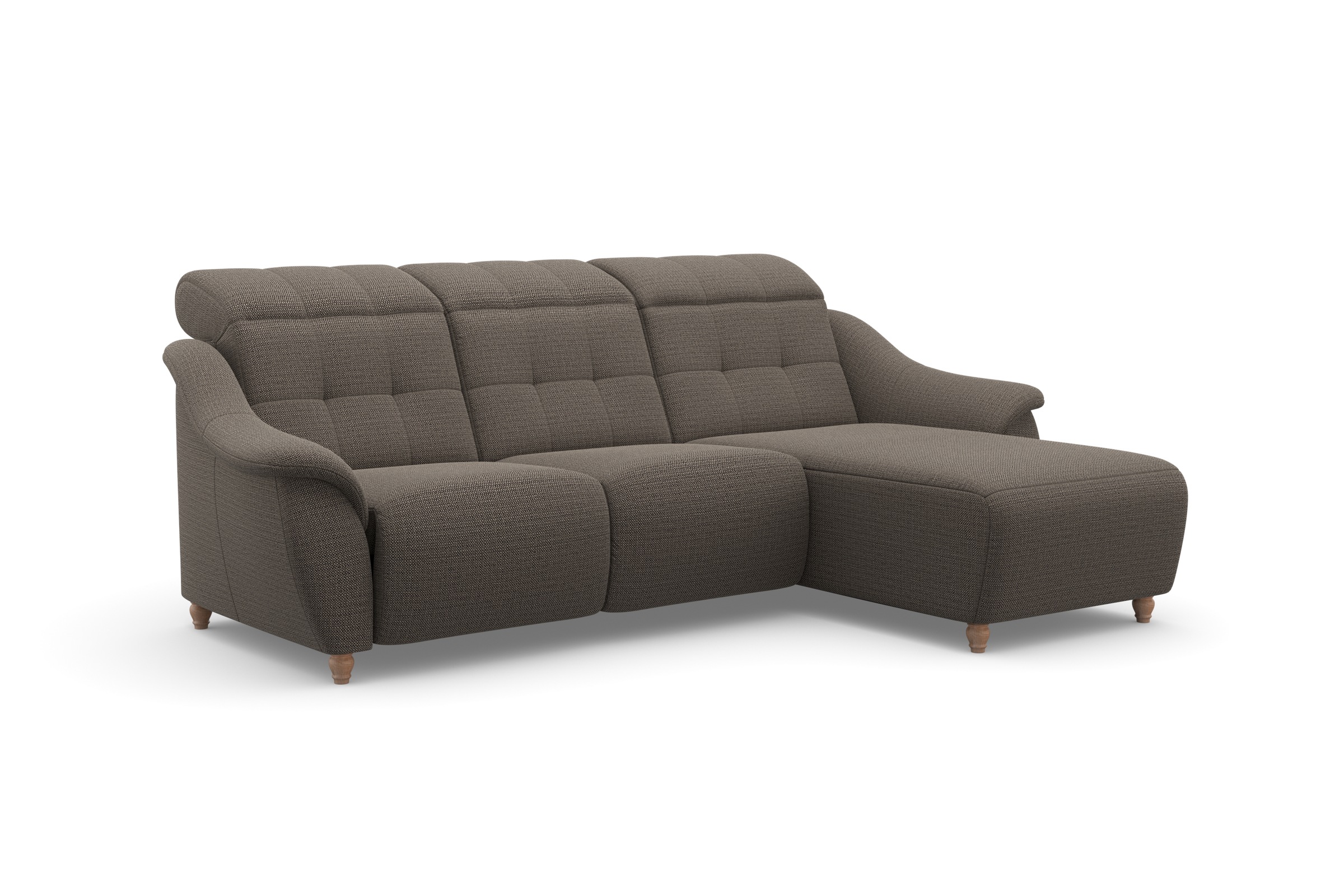 Home affaire Ecksofa »Boston L-Form«, (2 St.), Kopfteilverstellung an jeder Sitzfläche, wahlweise Relaxfunktion