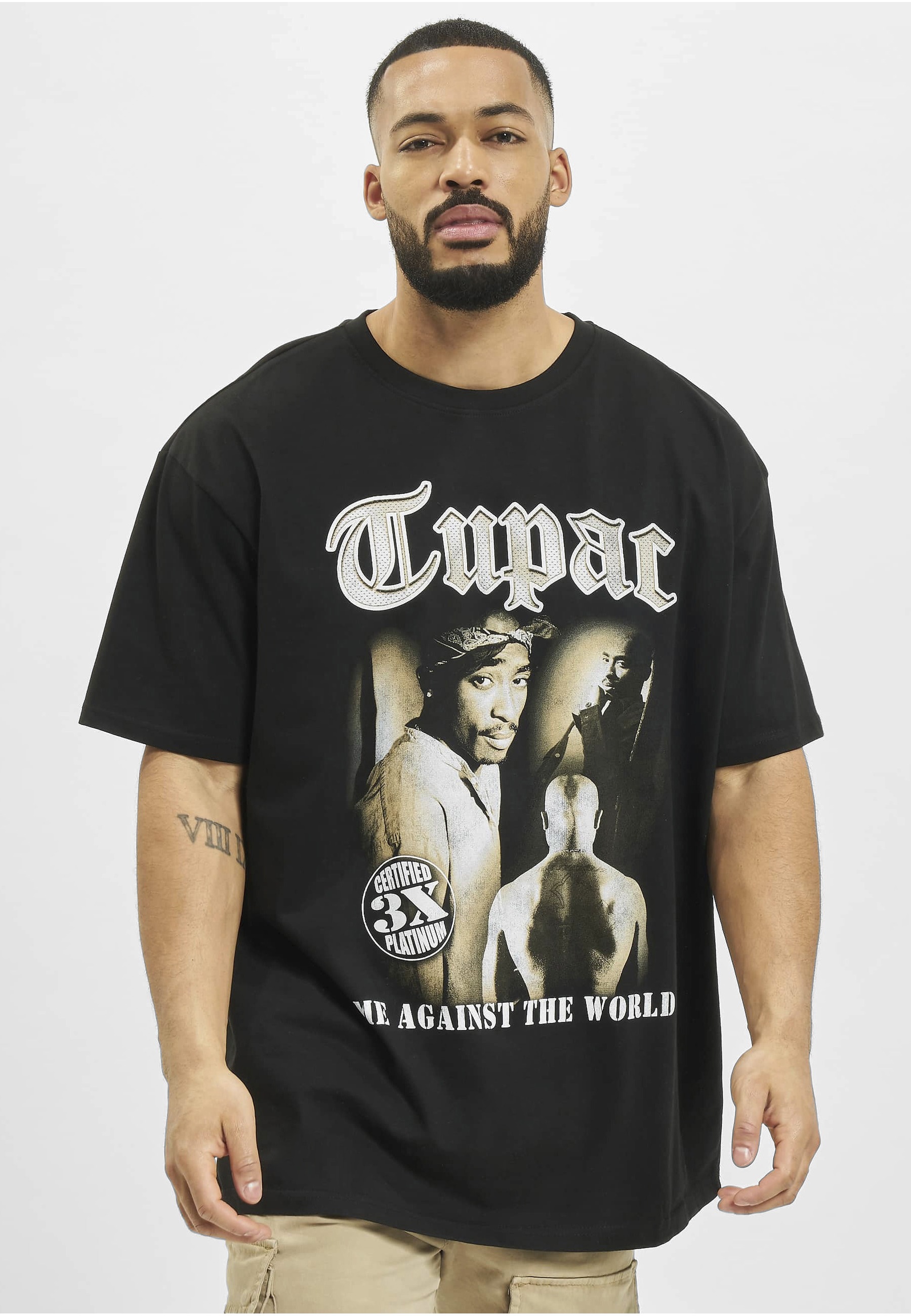 Upscale by Mister Tee T-Shirt »Upscale by Mister Tee Herren Tupac MATW Sepia Oversize Tee« 1 Stk.