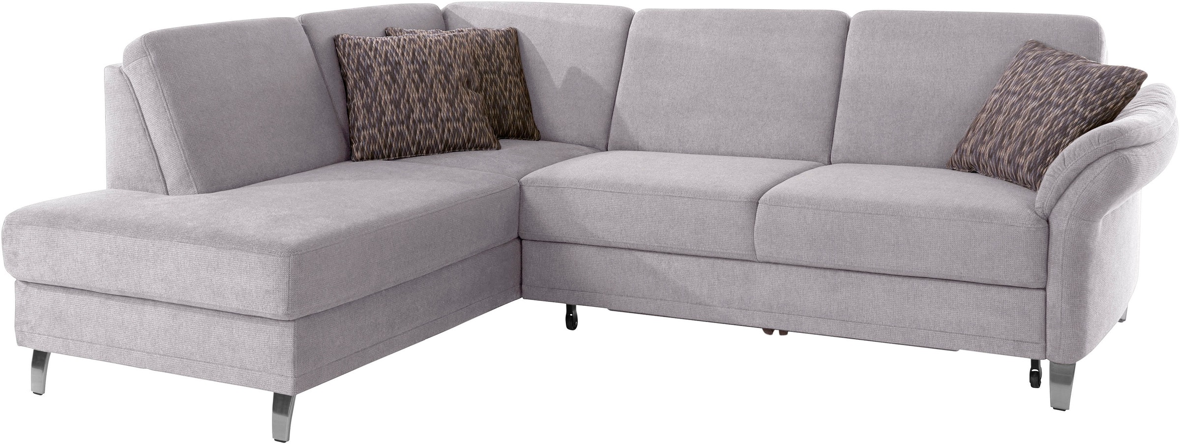sit&more Ecksofa »Clio L-Form«, wahlweise mit Bettfunktion und Bettkasten, inklusive Federkern