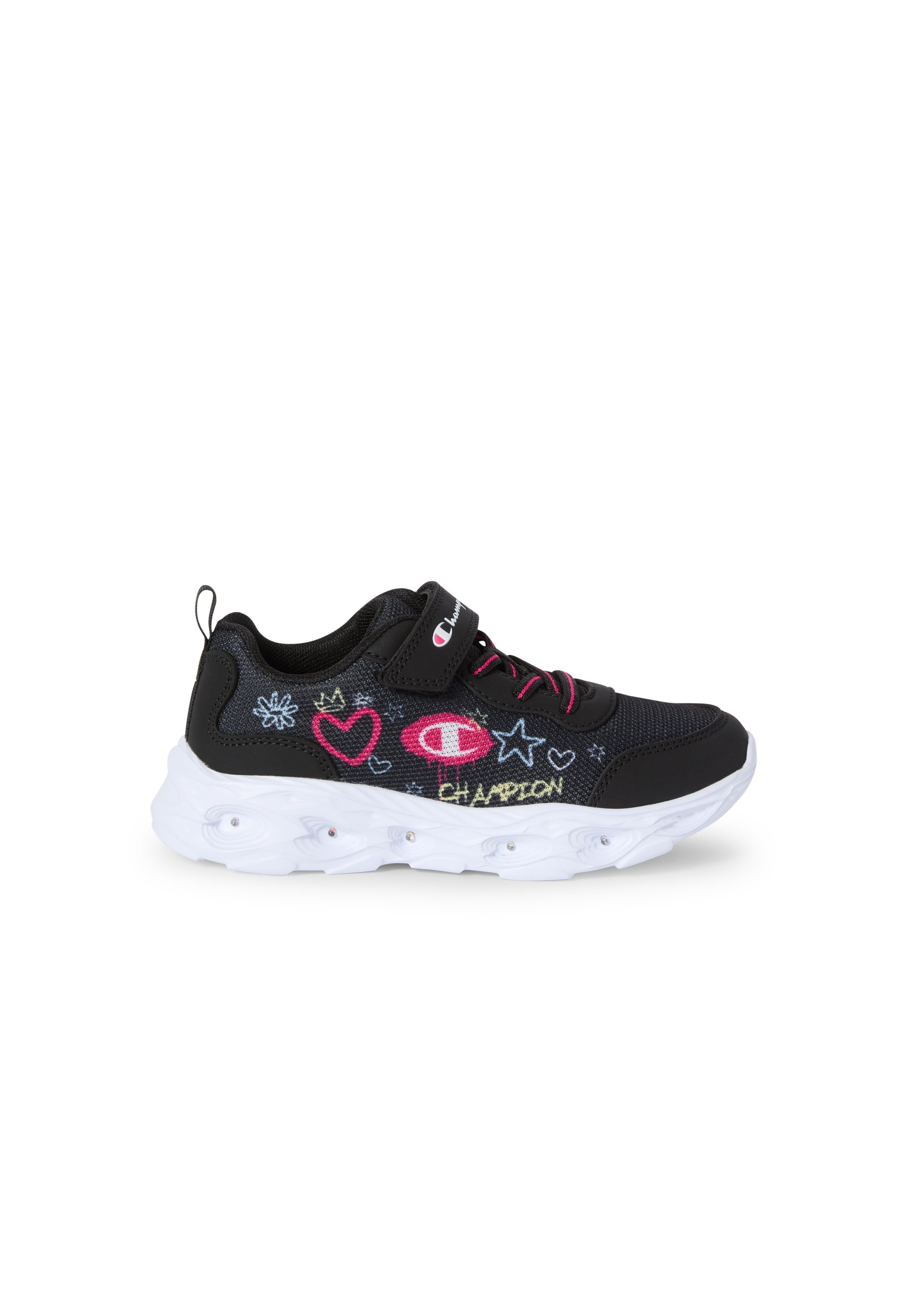 Champion Sneaker »FUNFAIR PRINT G PS«, mit cooler Blinkfunktion