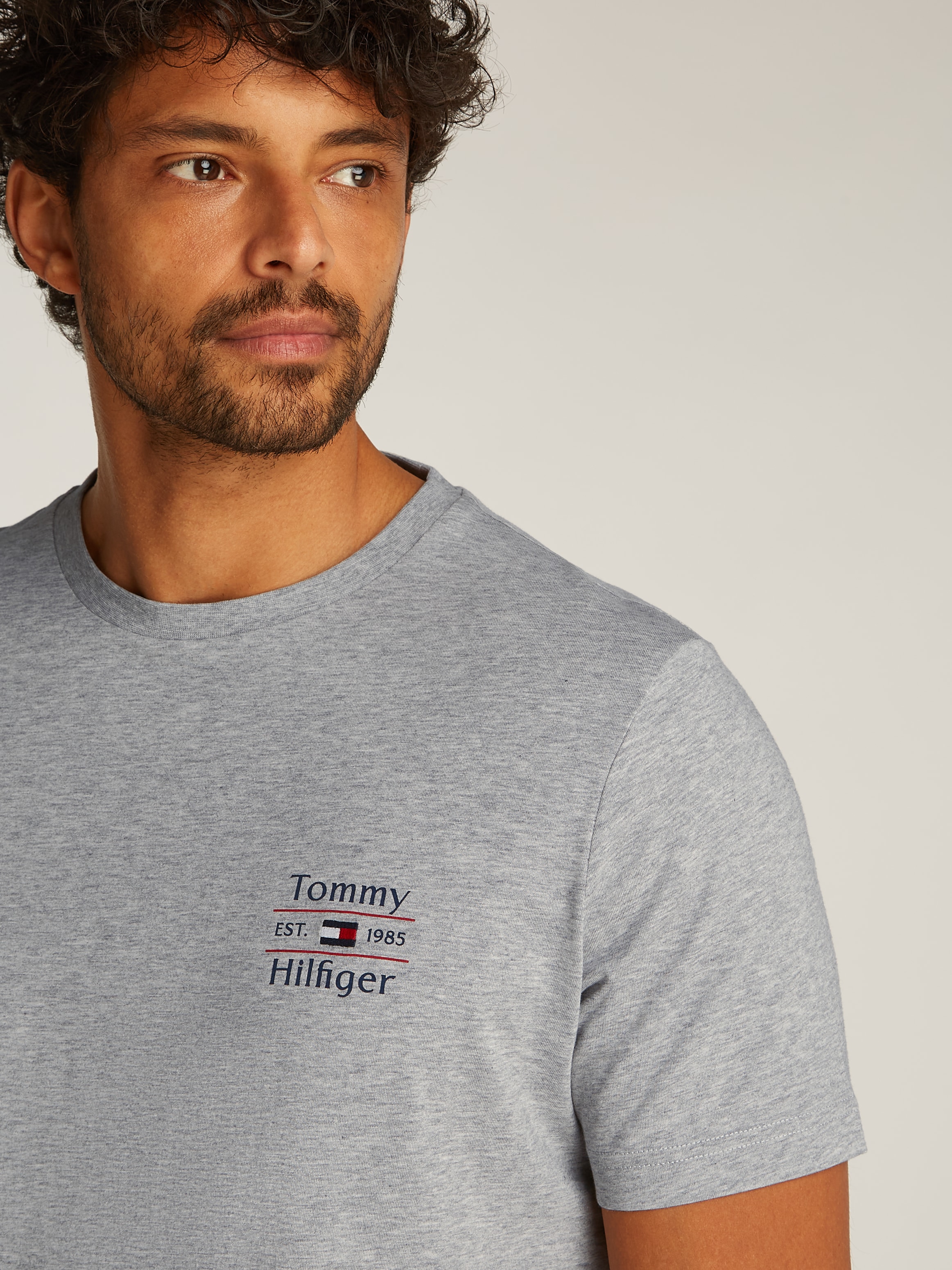 Tommy Hilfiger Rundhalsshirt »HILFIGER STACK TEE«