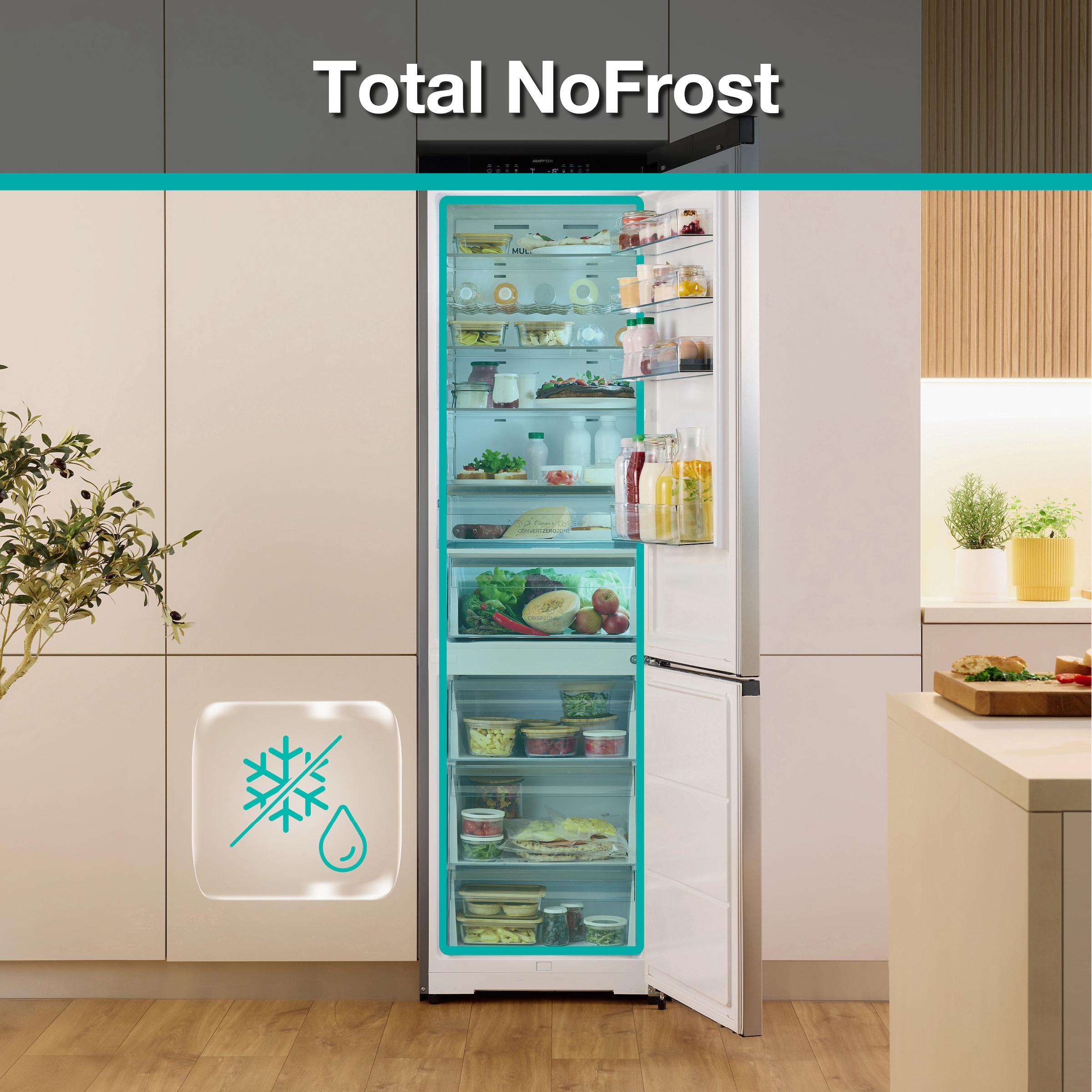 GORENJE Kühl-/Gefrierkombination »NRB620C6X4WFE«, Wifi - ConnectLife