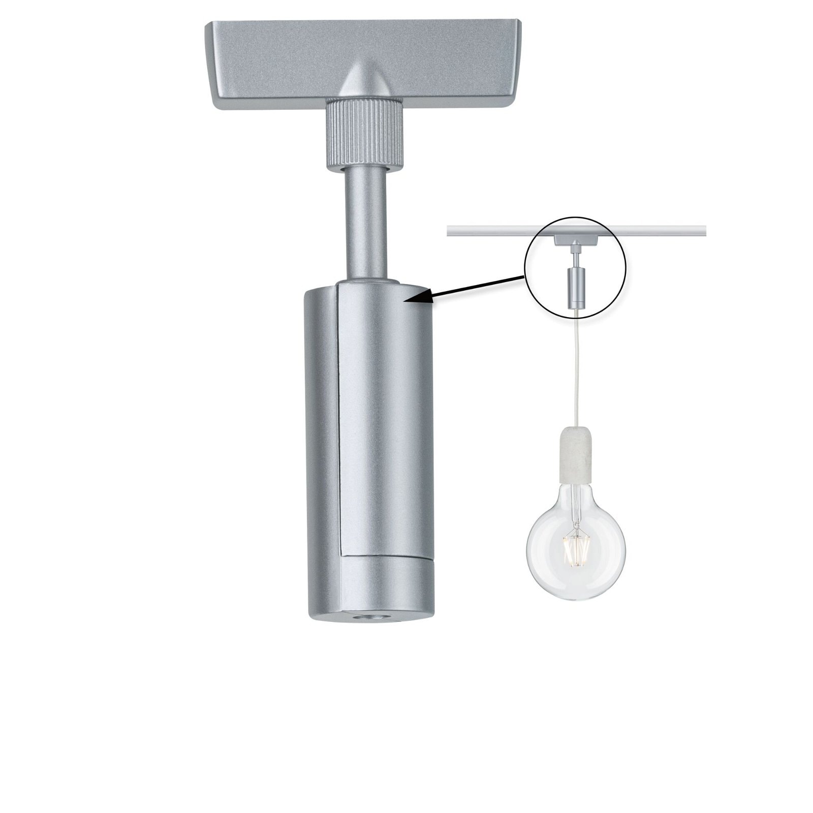 Paulmann Schienensystem-Einspeiser »URail Pendeladapter Universal  max. 50W  230V« 1 Stk. tlg.