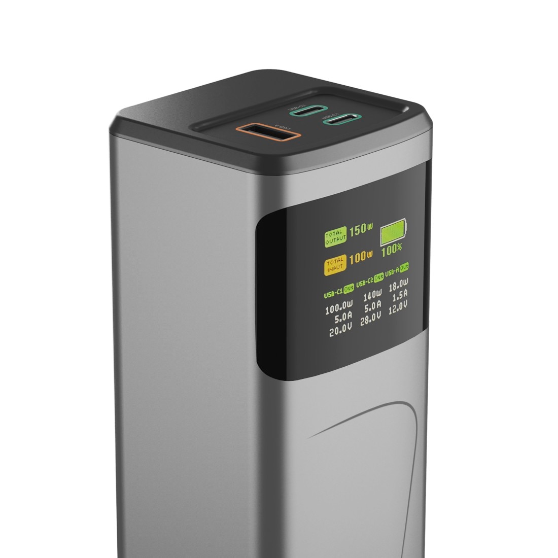 Hama Powerbank »Powerbank (150 W, 24000 mAh, 2x USB-C, 1x USB-A, Schnellladen)« 3.900 mAh