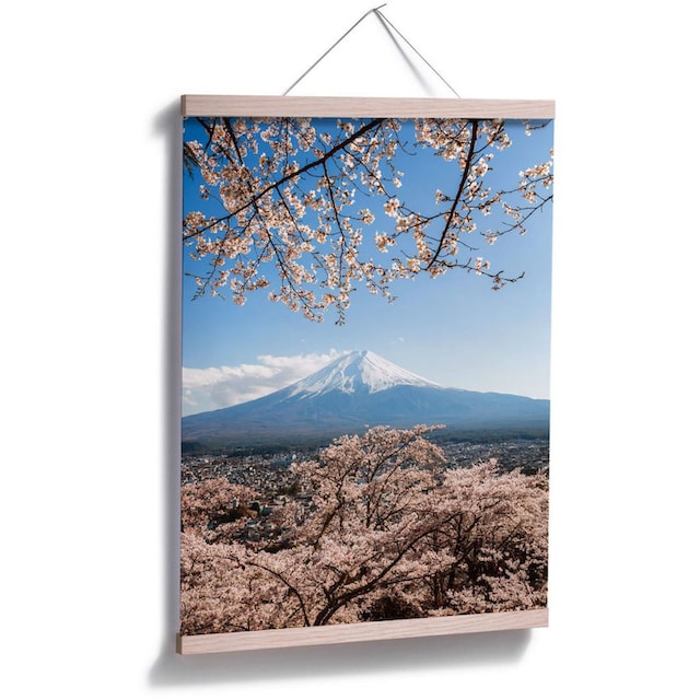 Wall-Art Poster »Mount Fuji Japan«, Berge, (1 St.), Poster, Wandbild, Bild,  Wandposter online kaufen