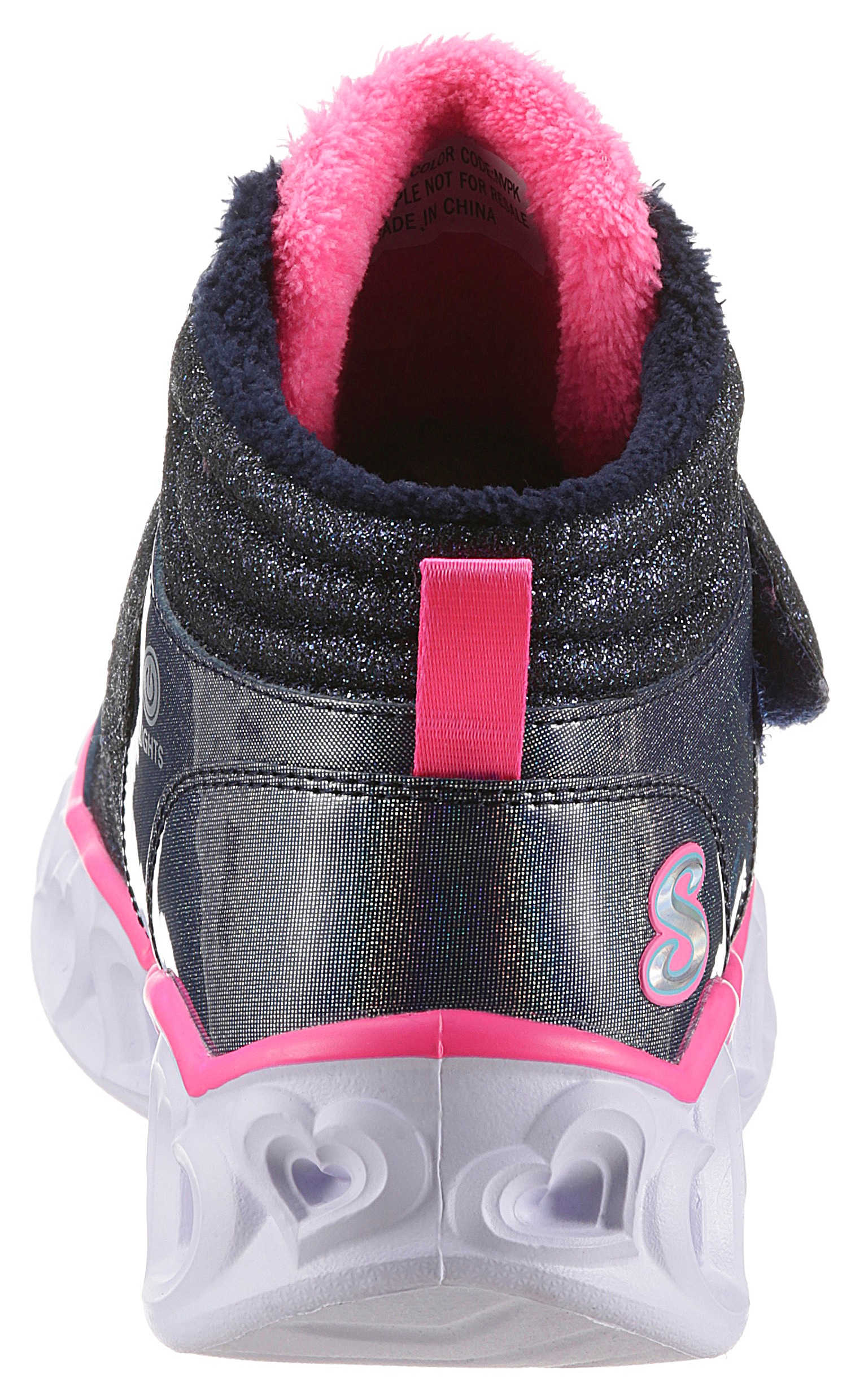 Skechers Klettboot »HEART LIGHTS-BRILLIANT RAINBOW«, mit Blinkfunktion zum Ein- & Ausschalten