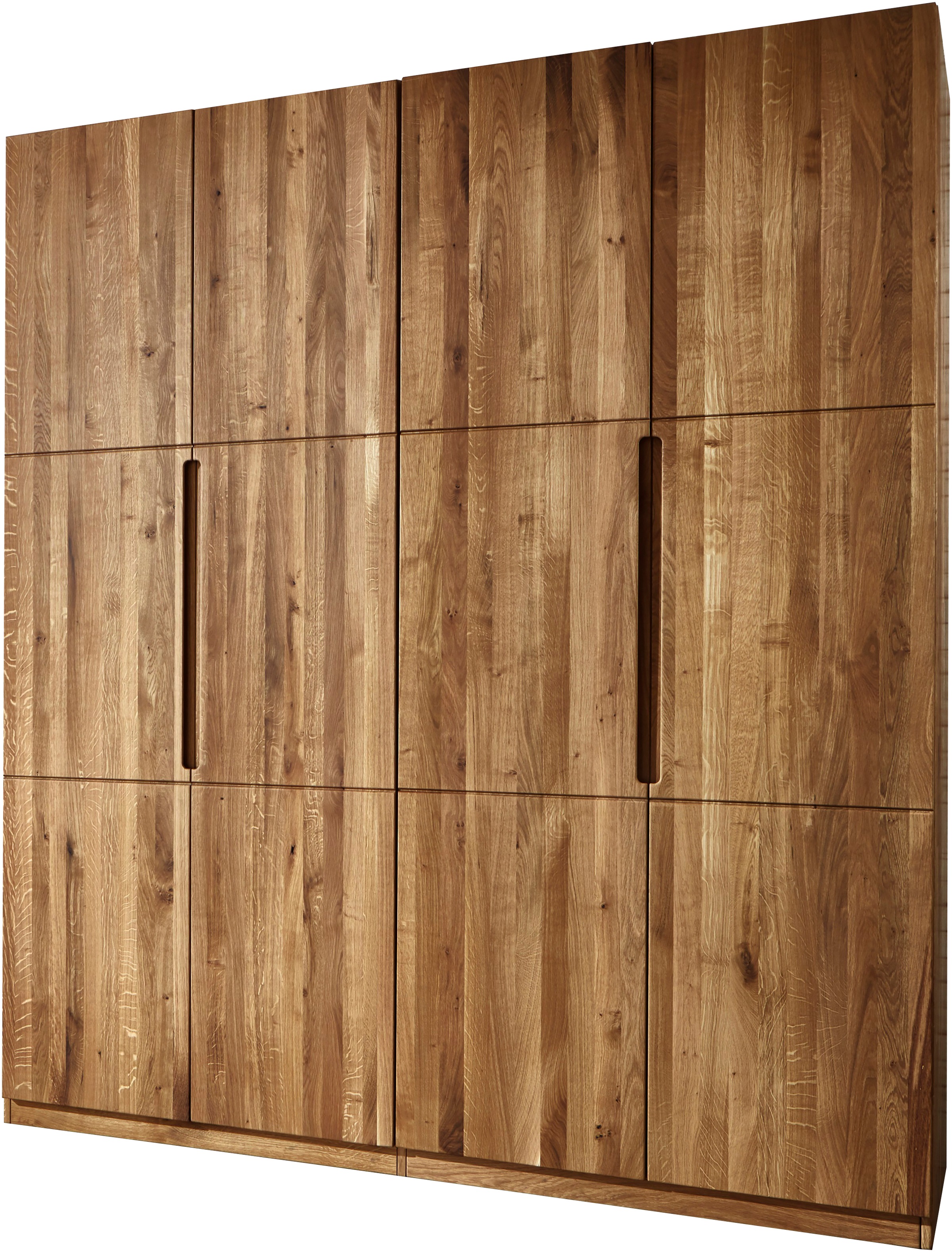 Home affaire Kleiderschrank »Azelie, aus Wildeiche« Massivholz-Kleiderschra günstig online kaufen