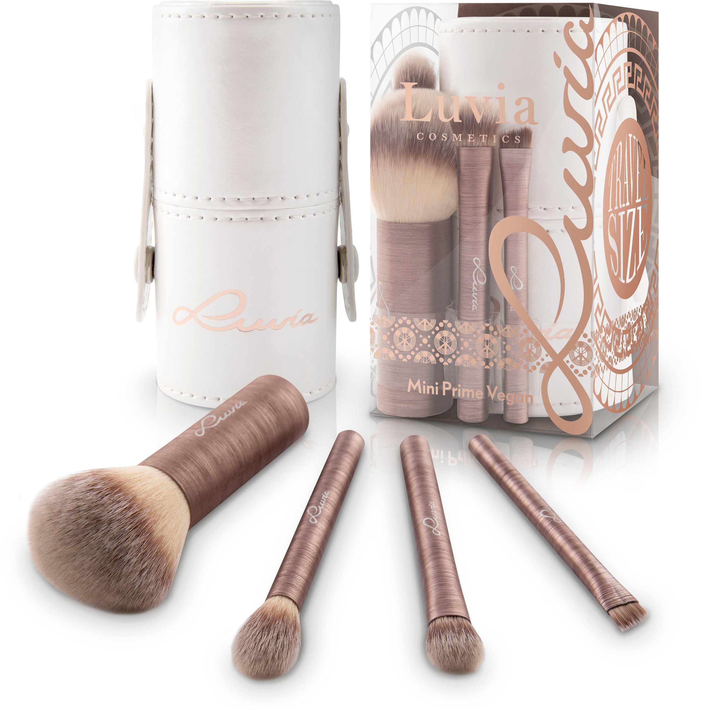 Luvia Cosmetics Kosmetikpinsel-Set »Mini Prime Vegan«, (5 tlg.)