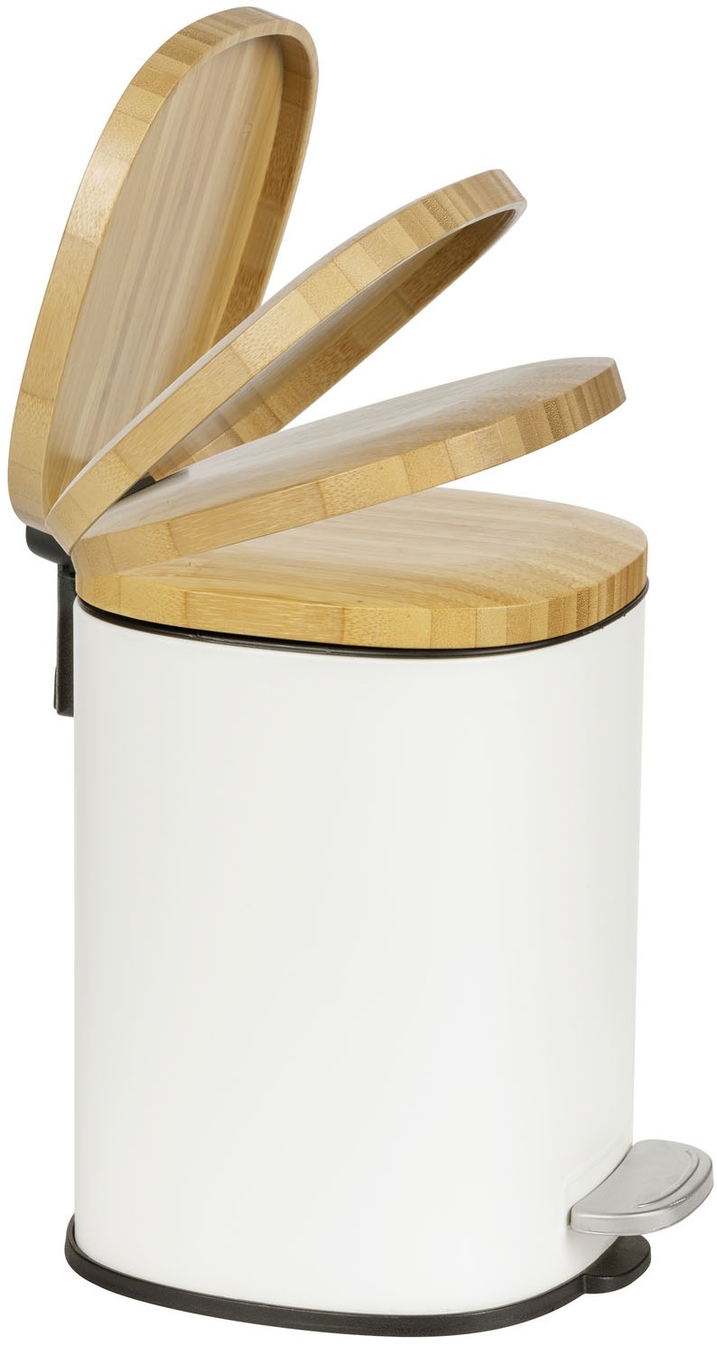 WENKO Kosmetikeimer »Fianema« fürs Badezimmer, Easy-Close-Mechanik, Inneneimer: 3 L