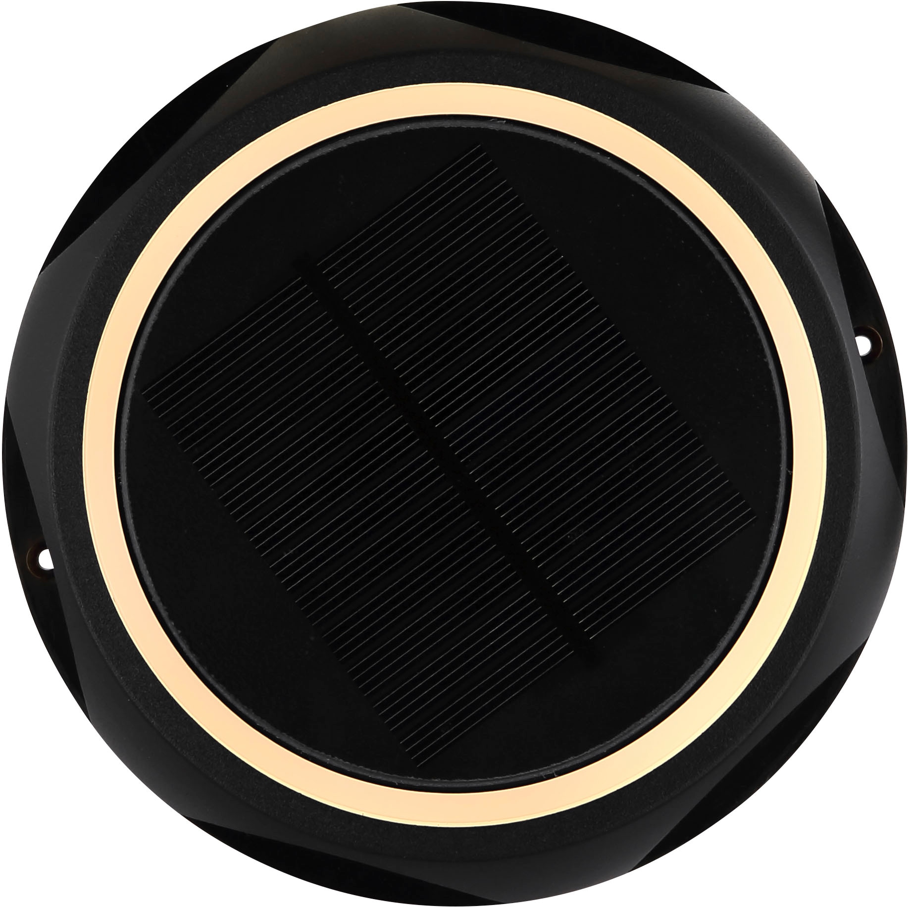 GLOBO LIGHTING LED Solarleuchte »SOLARLEUCHTE ALUMINIUM DRUCKGUSS SCHWARZ MATT, 1XL« LED-Modul 1 Stk. Warmweiß Solar Garten Terrasse Außenbeleuchtung Funktionsleuchte Außenbereich