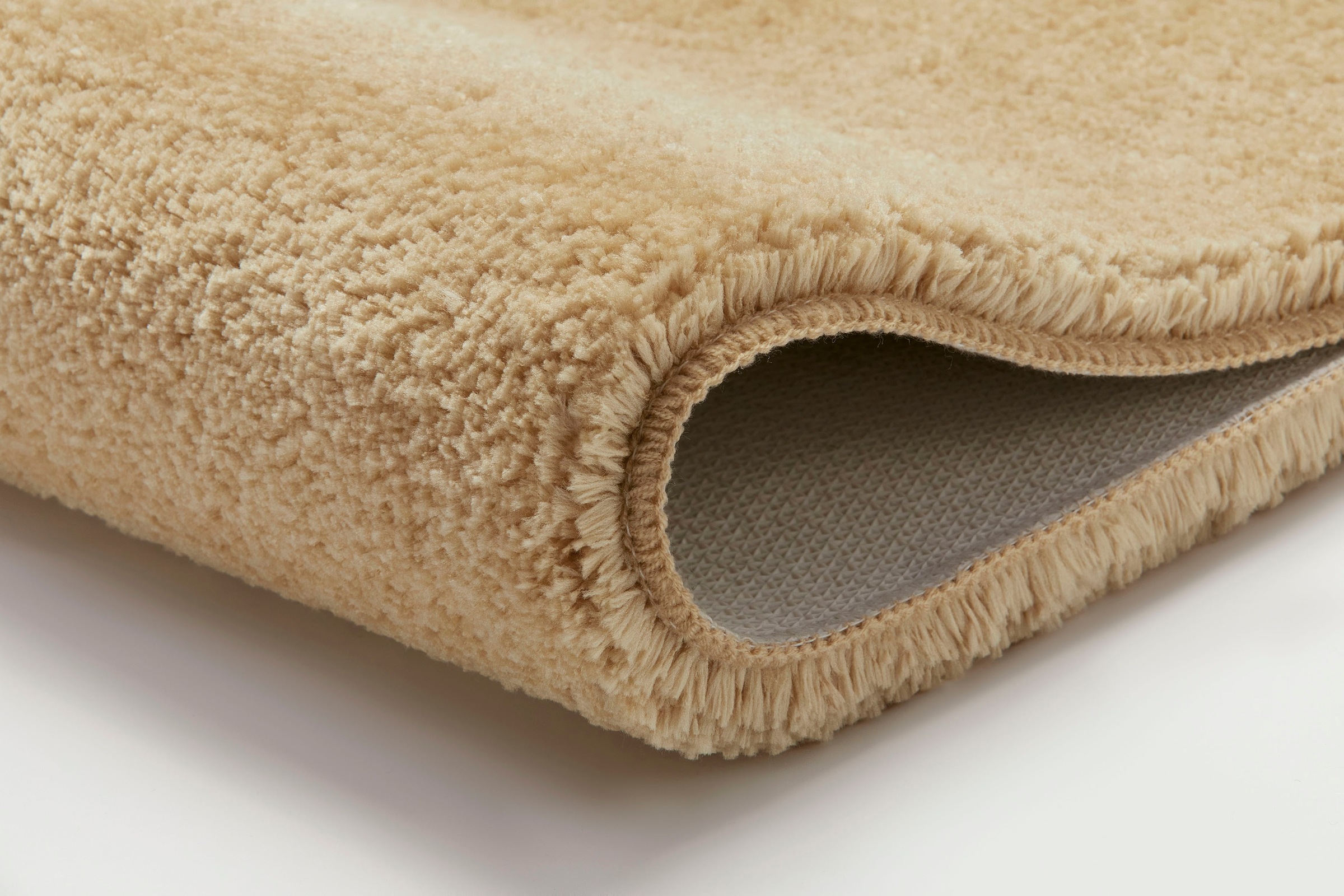 Kleine Wolke Badematte »Meadow«, rutschhemmend beschichtet, fußbodenheizungsgeeignet, Badteppich, Uni Farben