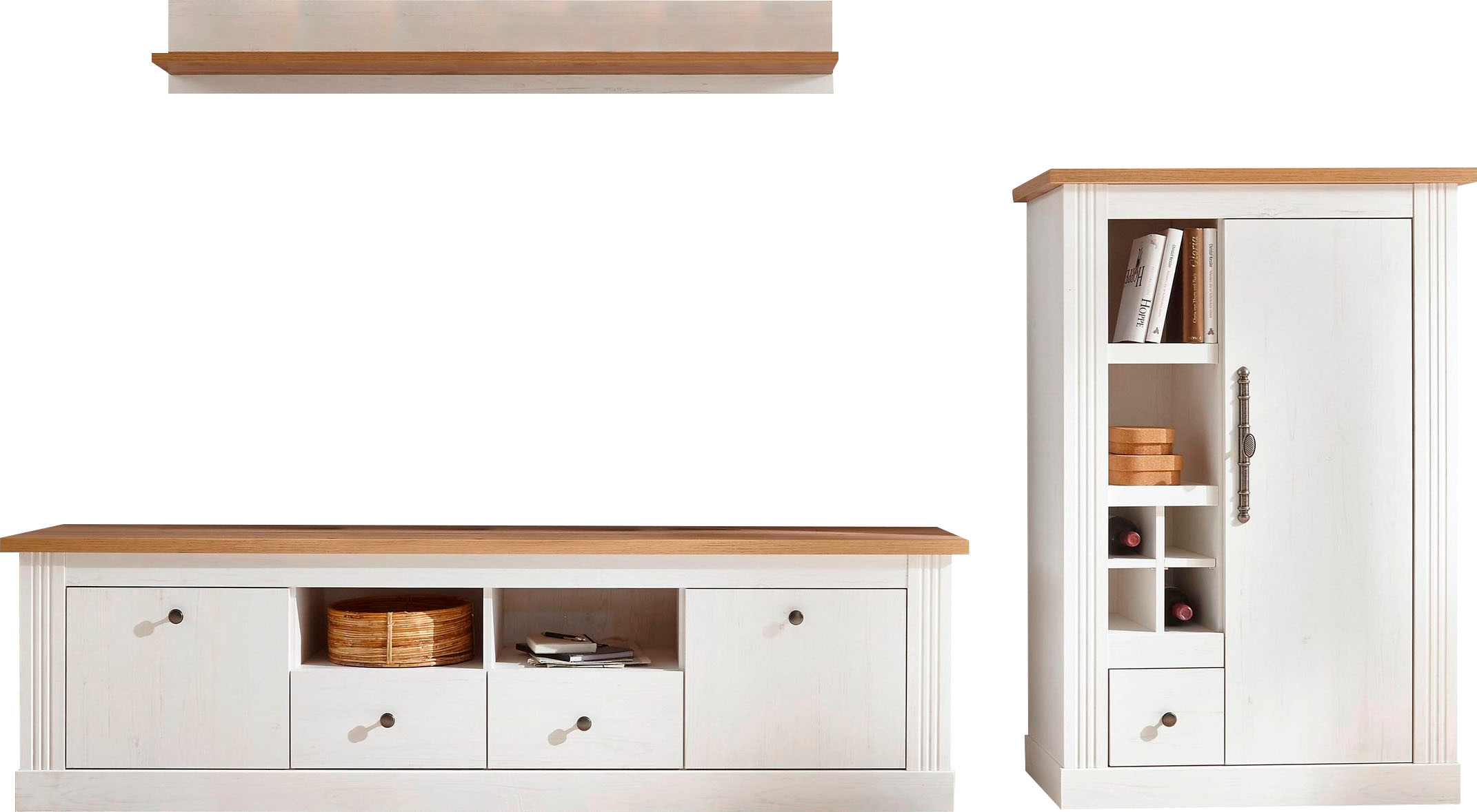 Home affaire Wohnwand »Westminster BESTSELLER!« Set, Lowboard, Kommode, Wan günstig online kaufen