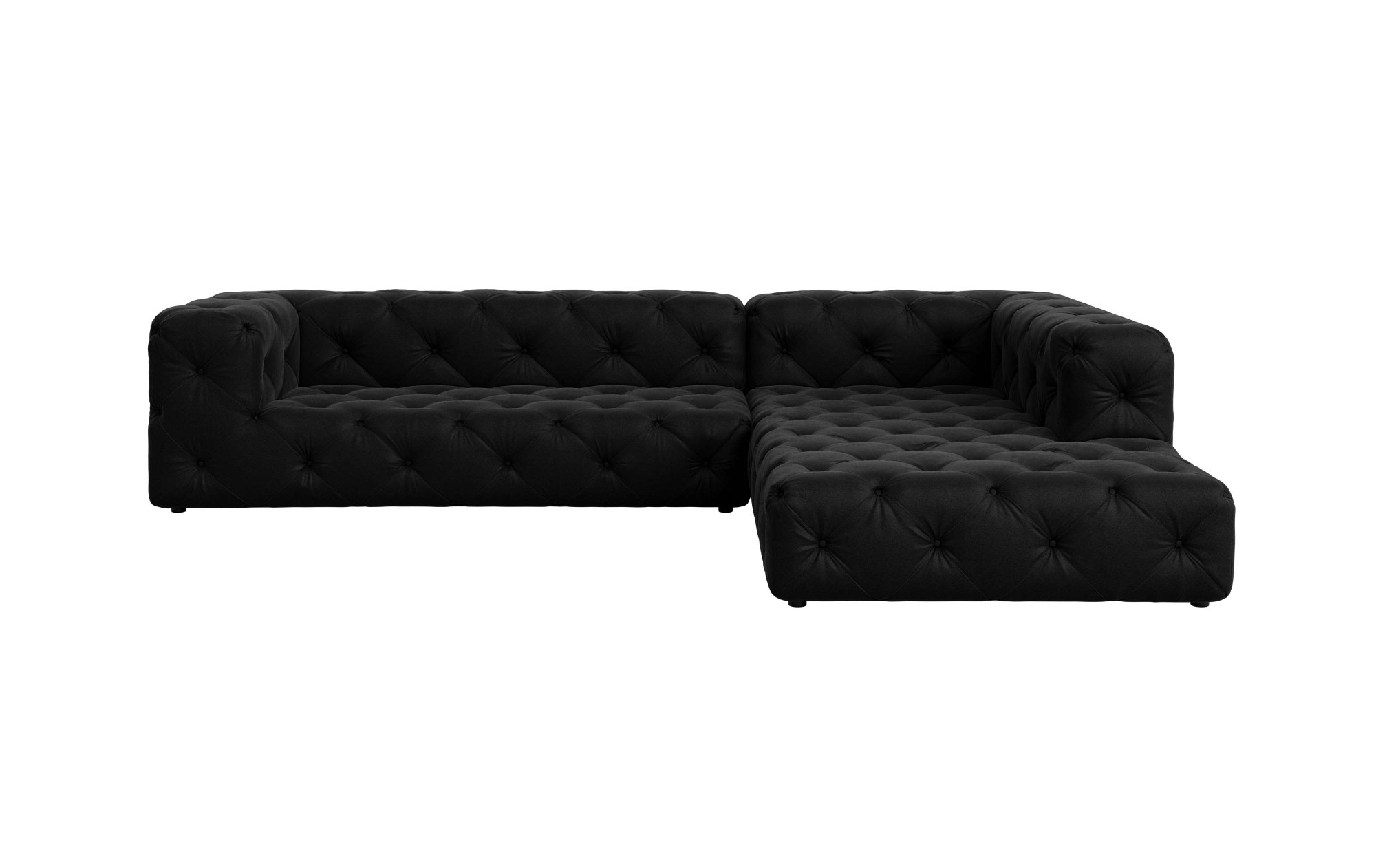 Home affaire Ecksofa »FOLLINA« L-Form, mit klassischer Chesterfield-Knopfhe günstig online kaufen