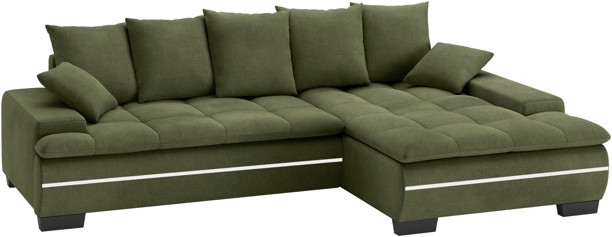 Mr. Couch Ecksofa »Haiti II, L-Form«, RGB-LED Beleuchtung, Kaltschaum, wahl günstig online kaufen