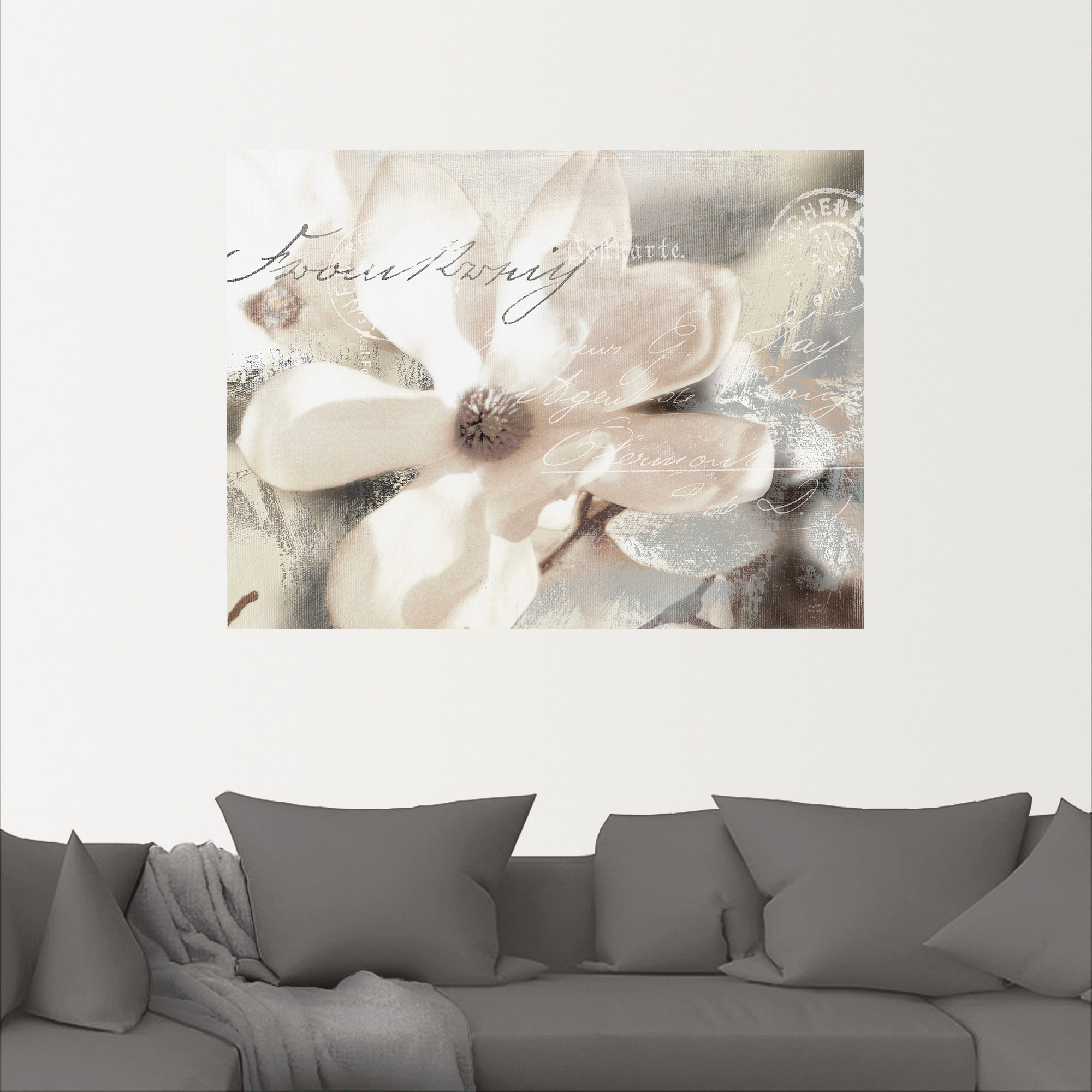 Artland Wandbild »Magnolie_Detail«, Blumenbilder, (1 St.), als Alubild, Outdoorbild, Leinwandbild, Poster, Wandaufkleber
