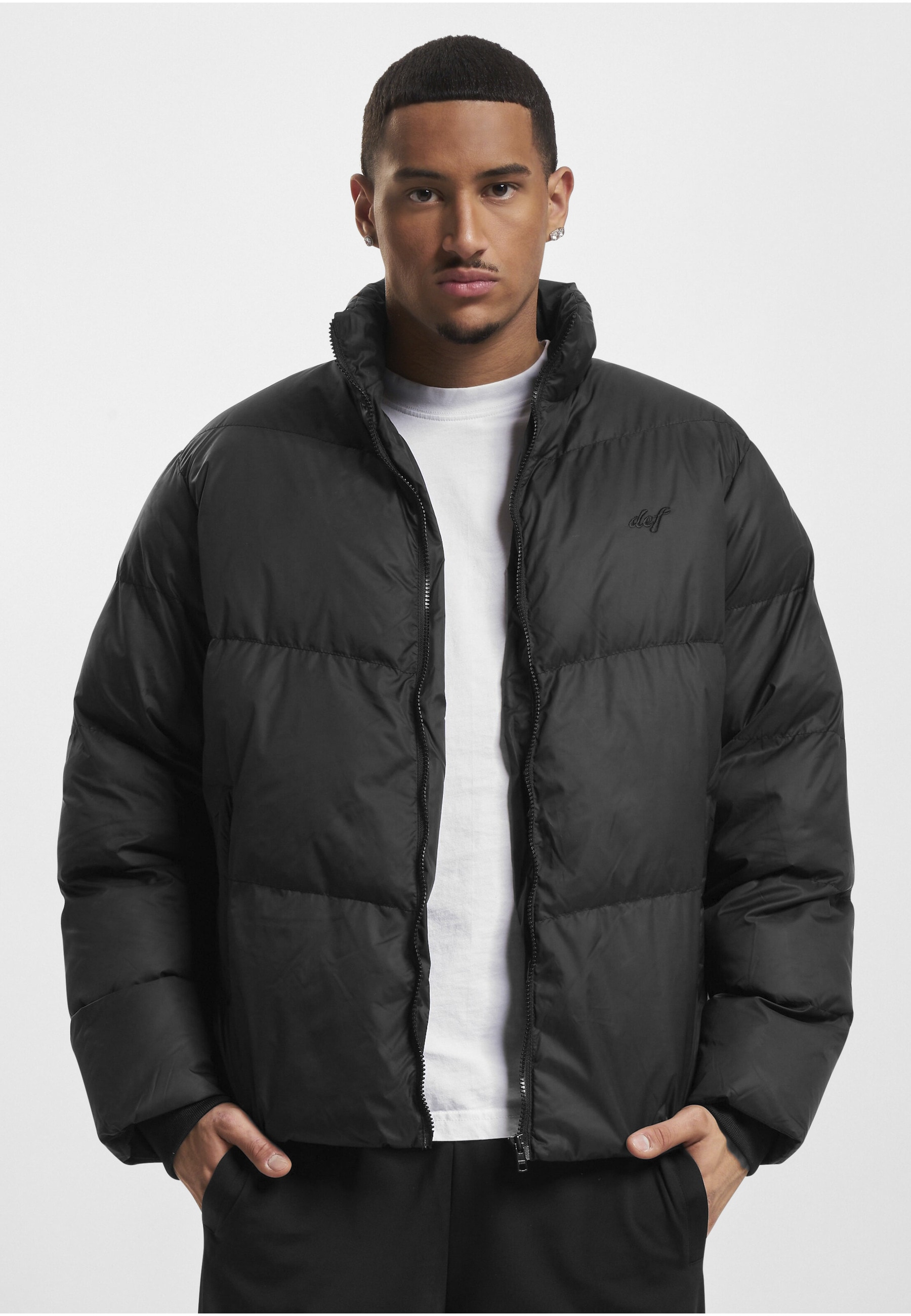 DEF Allwetterjacke »DEF Herren DEF Boxy Pufferjacket« 1 Stk. tlg. ohne Kapuze