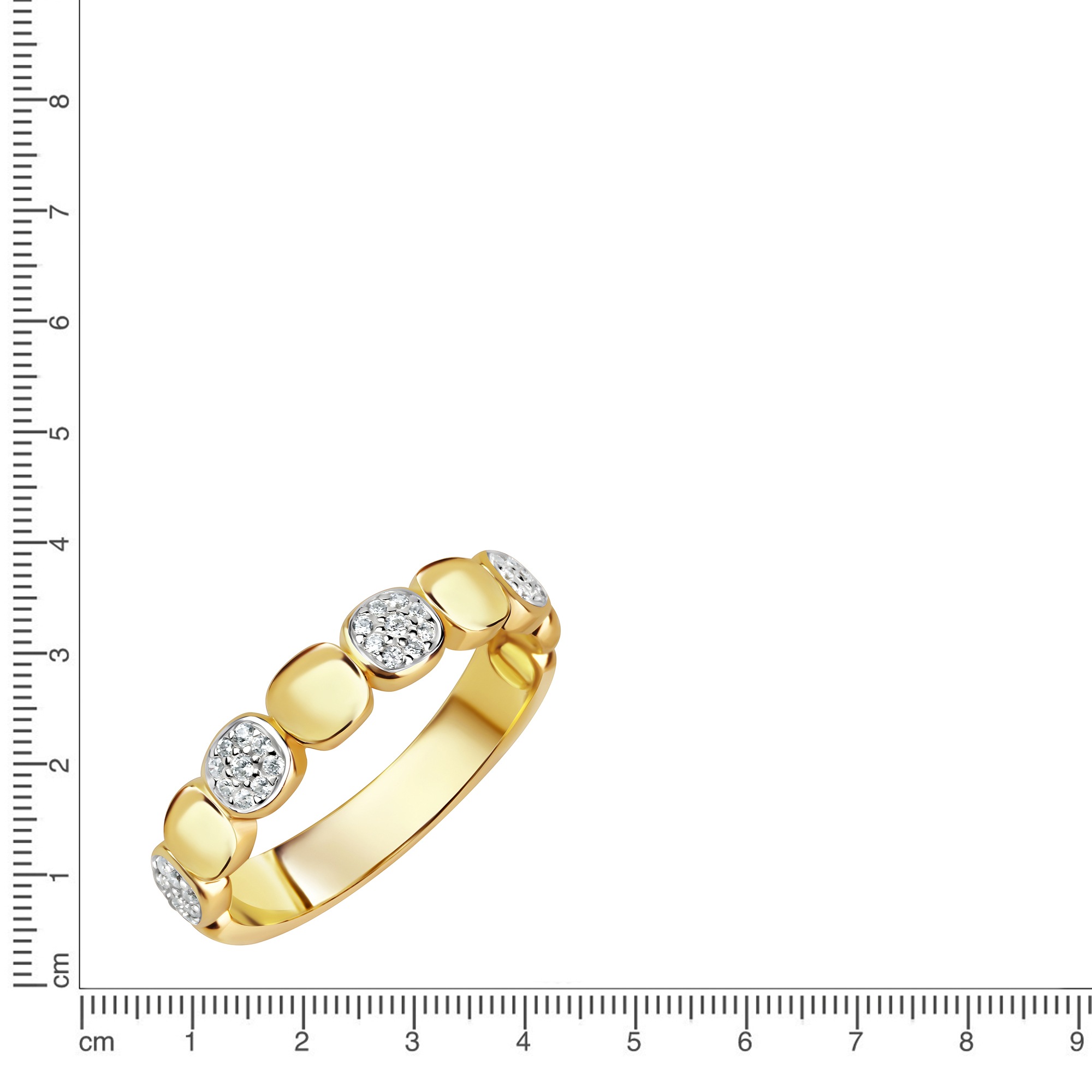 Vivance Fingerring »925 Sterling Silber vergoldet Zirkonia weiß«