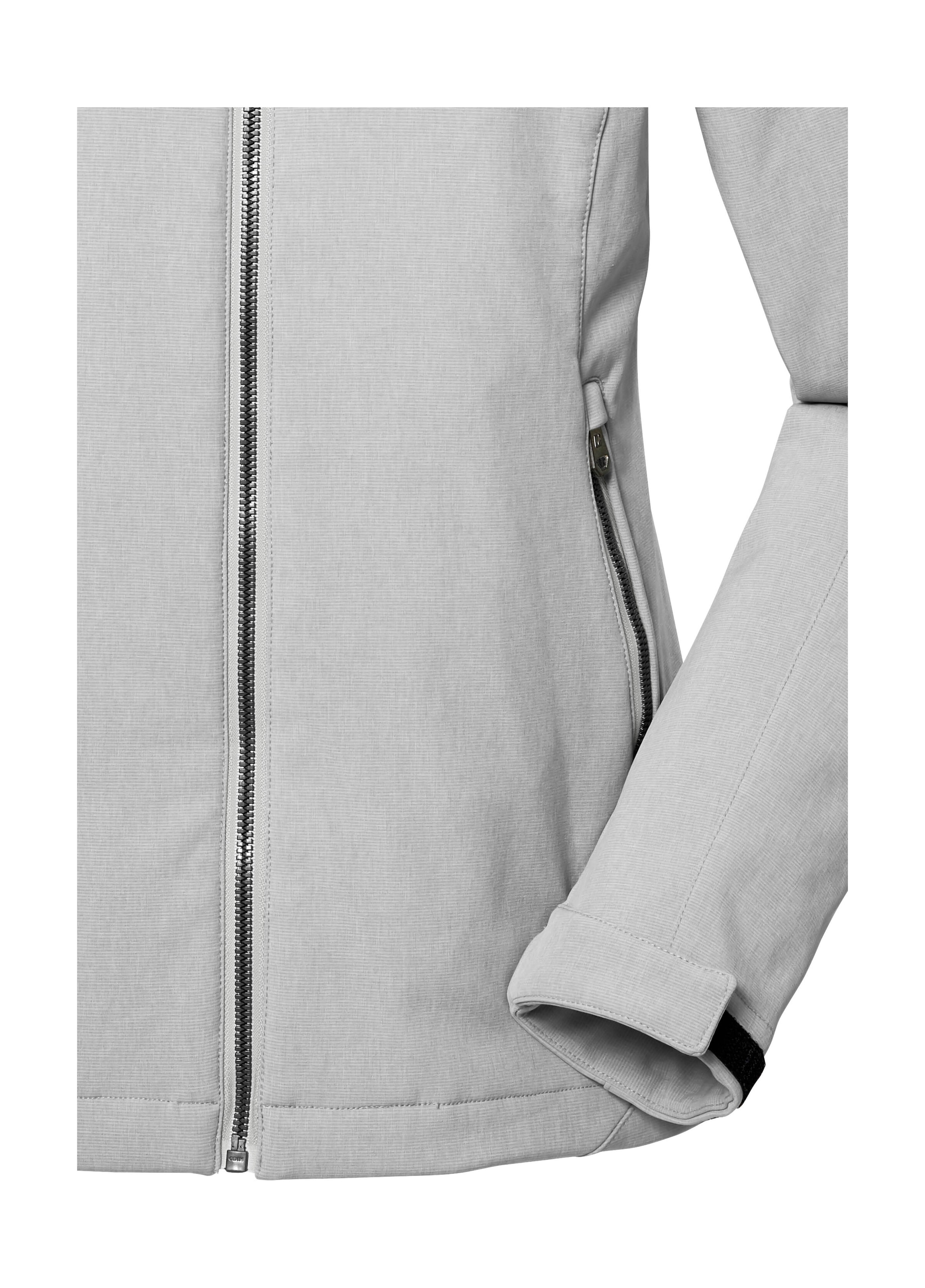 Killtec Softshelljacke »Damen Softshelljacke«, Wasserabweisende, winddichte Softshelljacke mit abnehmbarer Kapuze