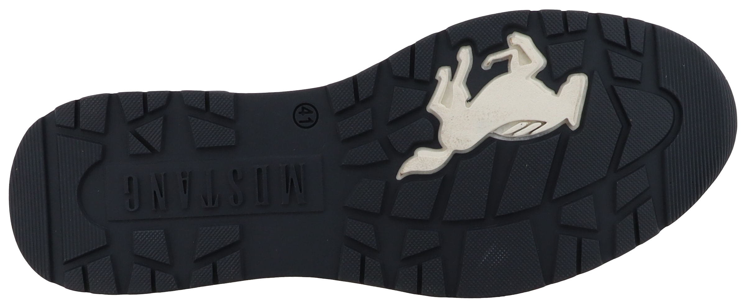 Mustang Shoes Sneaker »Filippo«  Freizeitschuh, Halbschuh, Schnürer mit seitlichem Reißverschluss