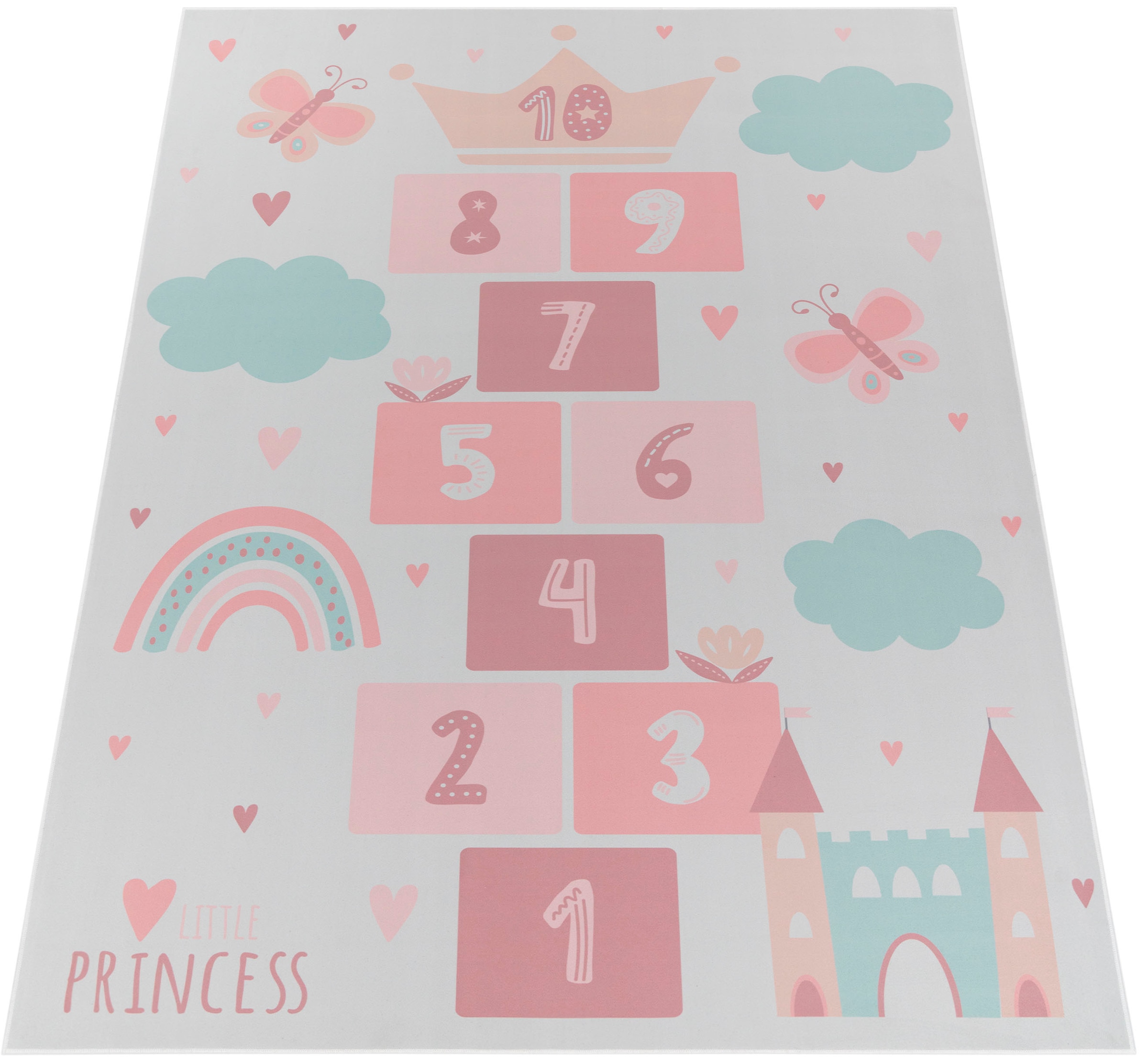 Paco Home Kinderteppich »Bino 585«, rechteckig, 4 mm Höhe, Spielteppich, Ku günstig online kaufen