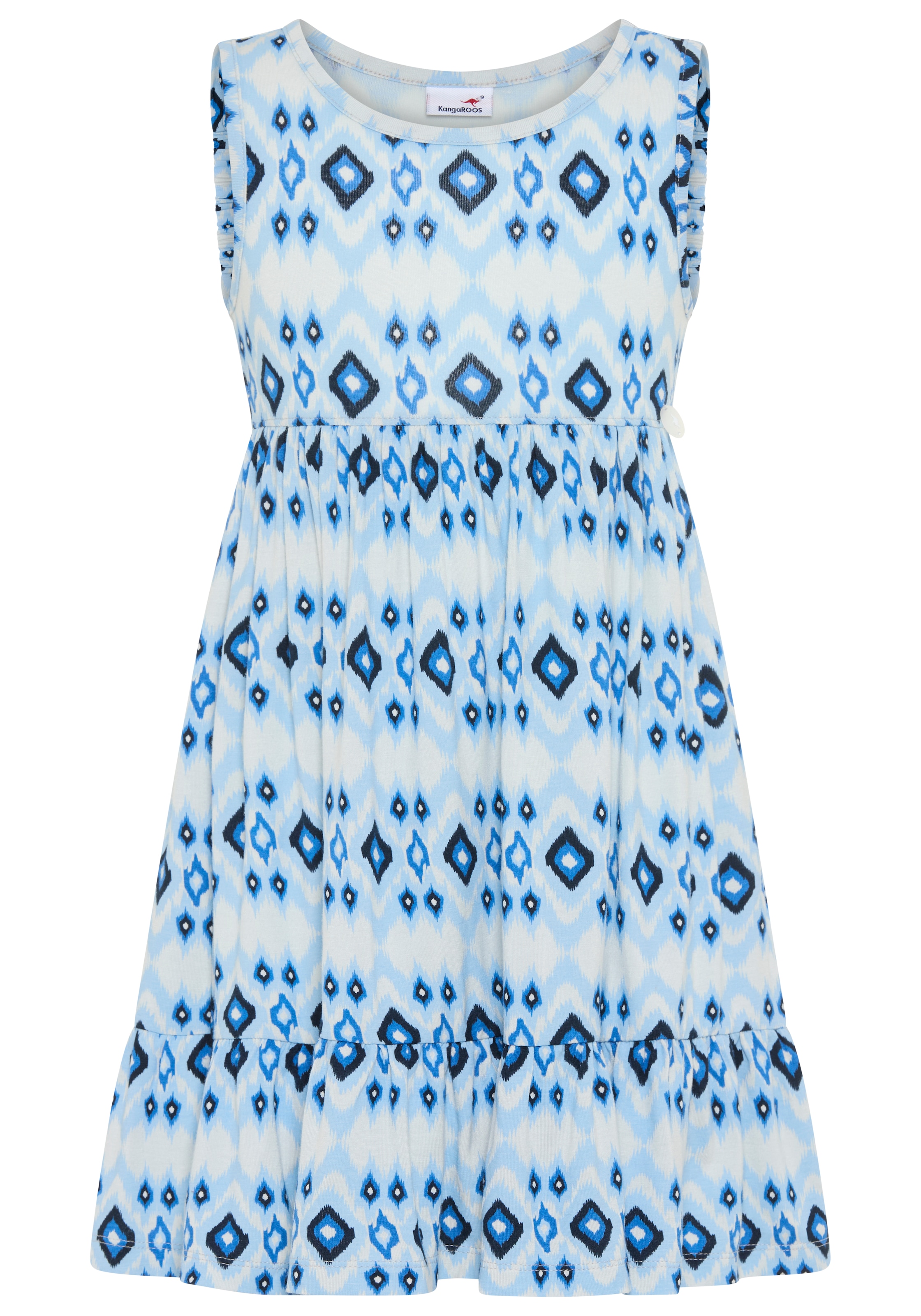 KangaROOS Kleid & Haarband »Kangaroos 2tlg Set: Kleid+Haarband« Set, 2, 2 tlg. aus Jersey, bedruckte Optik, aus Viskosemischung