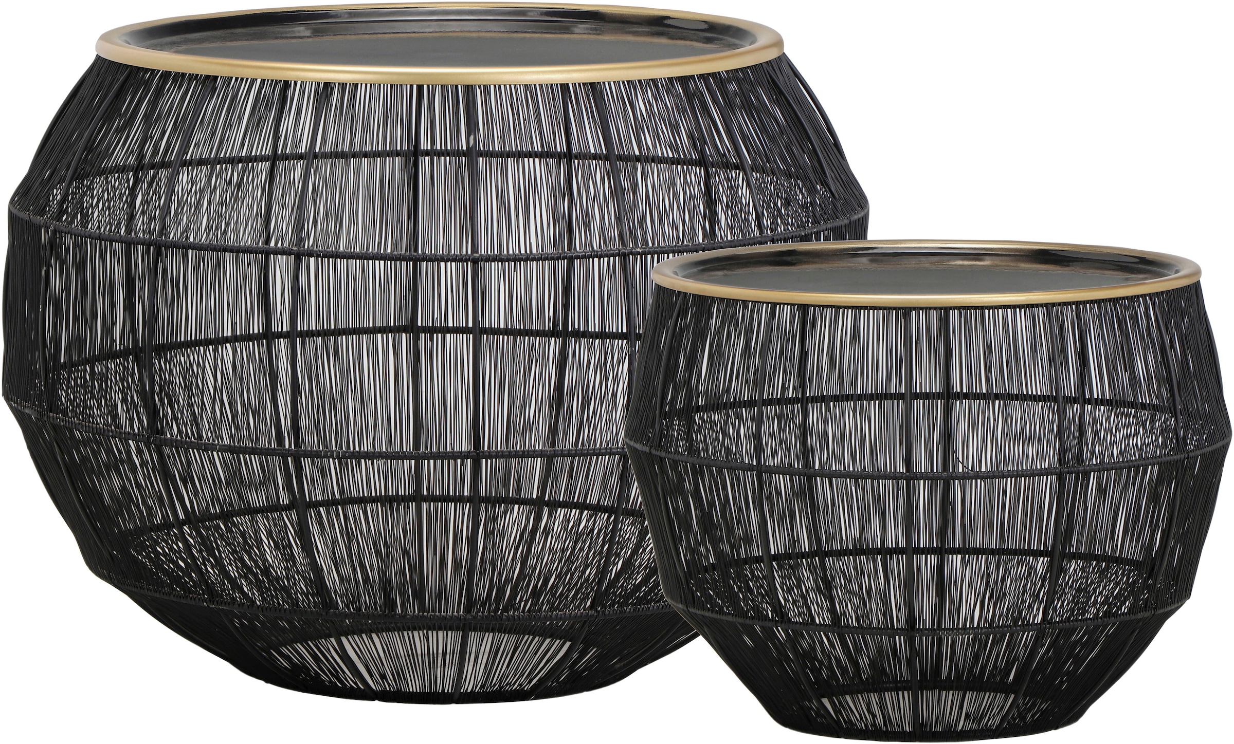 MIRRORS AND MORE Beistelltisch »Mika« Set, 2 Stk. tlg.