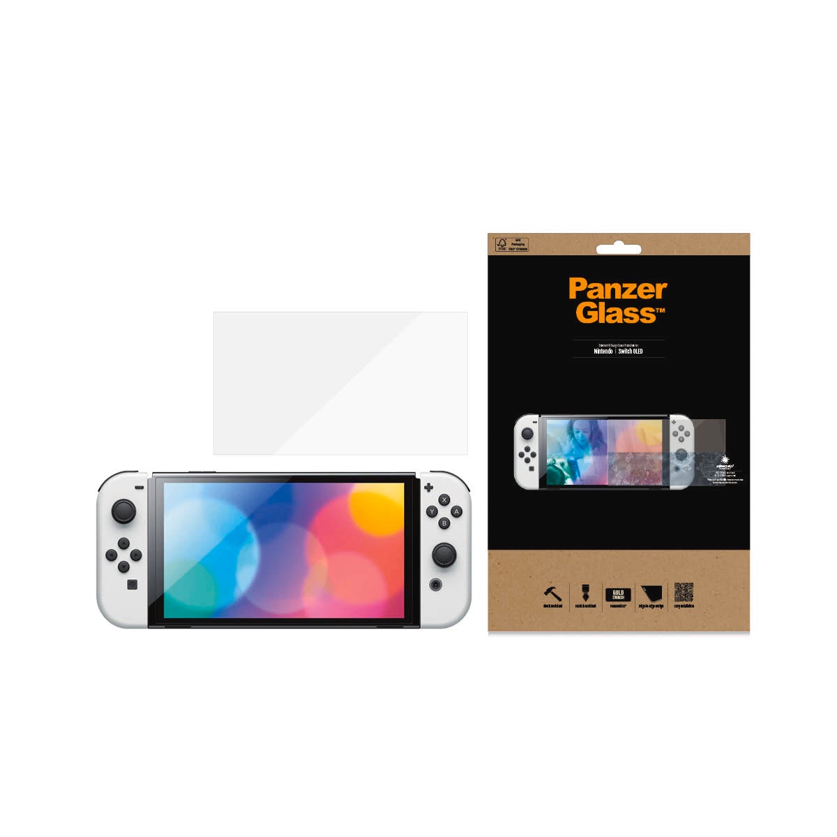 Displayschutzglas »Screen Protector«, für Nintendo Switch, (1 St.), Bildschirmschutz,...