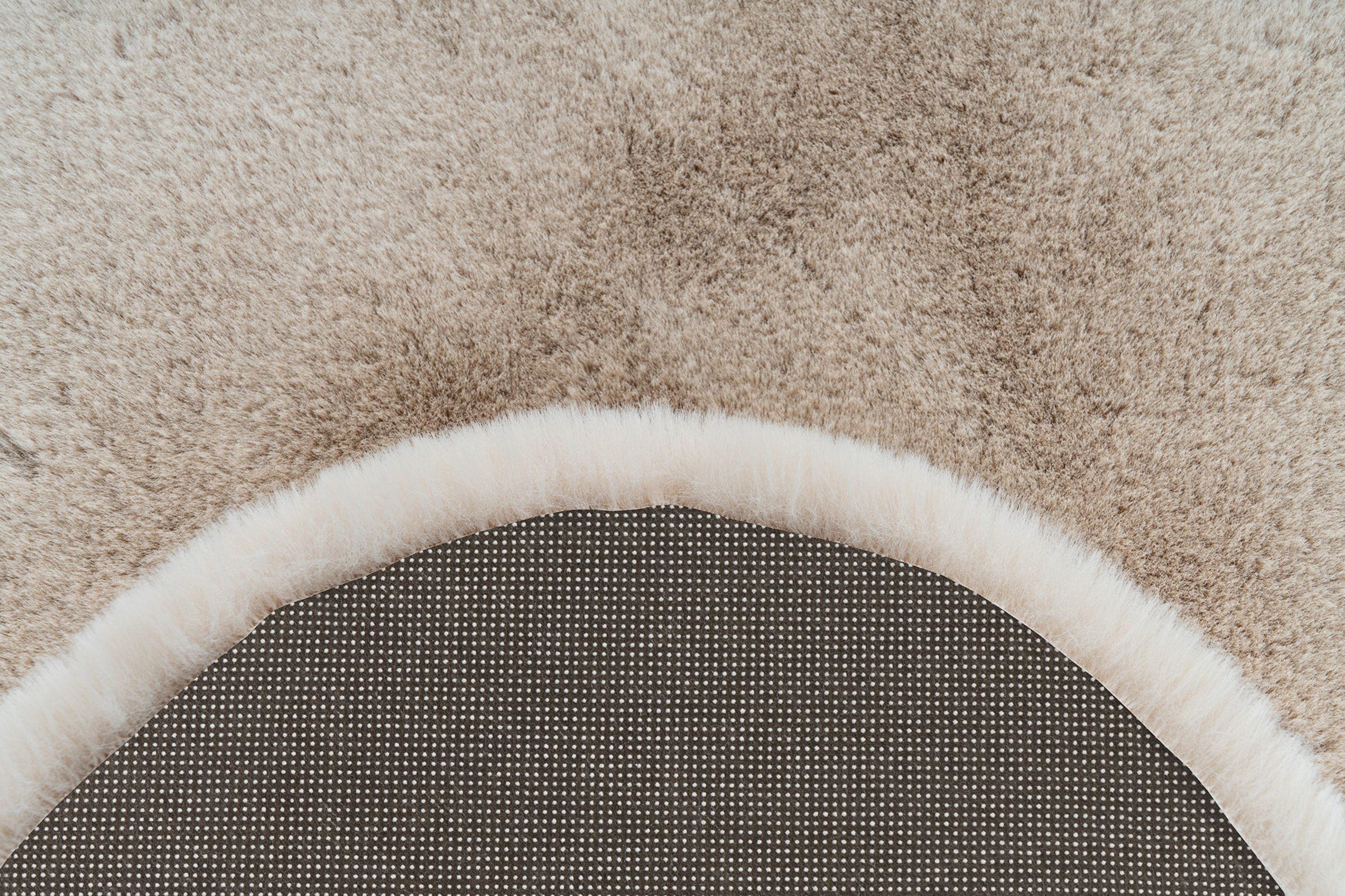 Arte Espina Fellteppich »Rabbit 200«, fellförmig, 35 mm Höhe, Kunstfell, Kannichenfell Haptik, weich, Wohnzimmer alle Räume,Hochflor