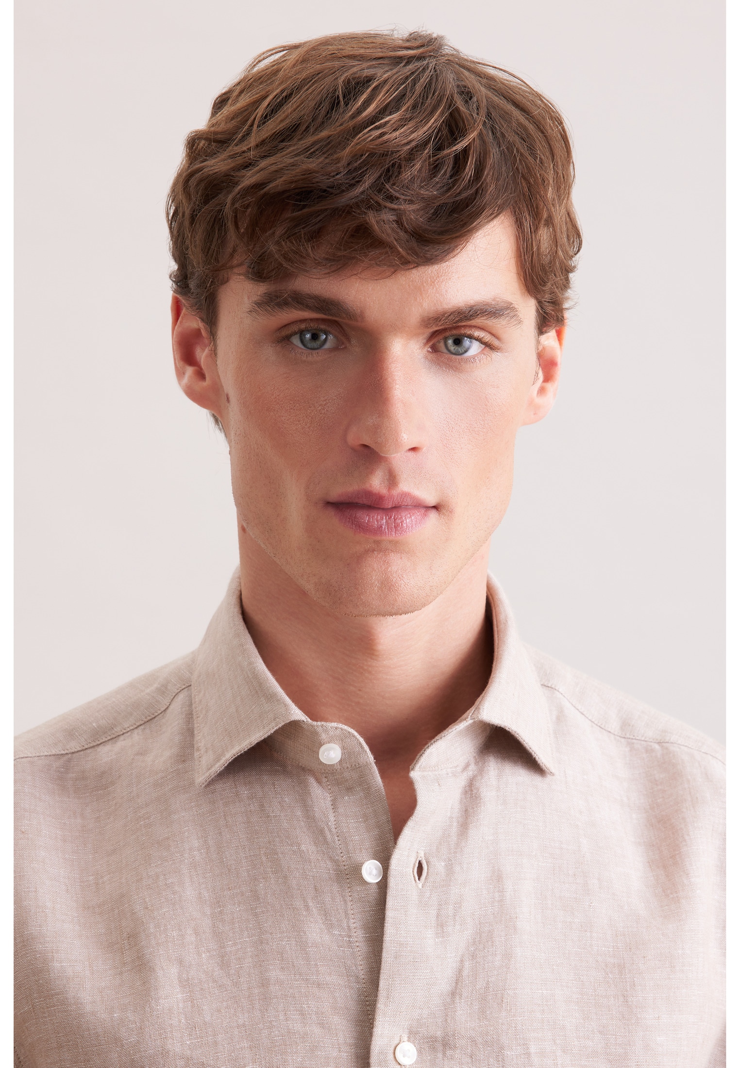 seidensticker Leinenhemd »Schwarze Rose« Slim 1/1 Kentkragen Uni