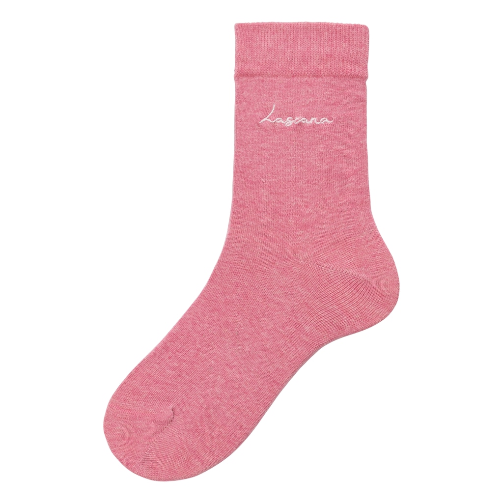 LASCANA Basicsocken, (Box, 7 Paar)