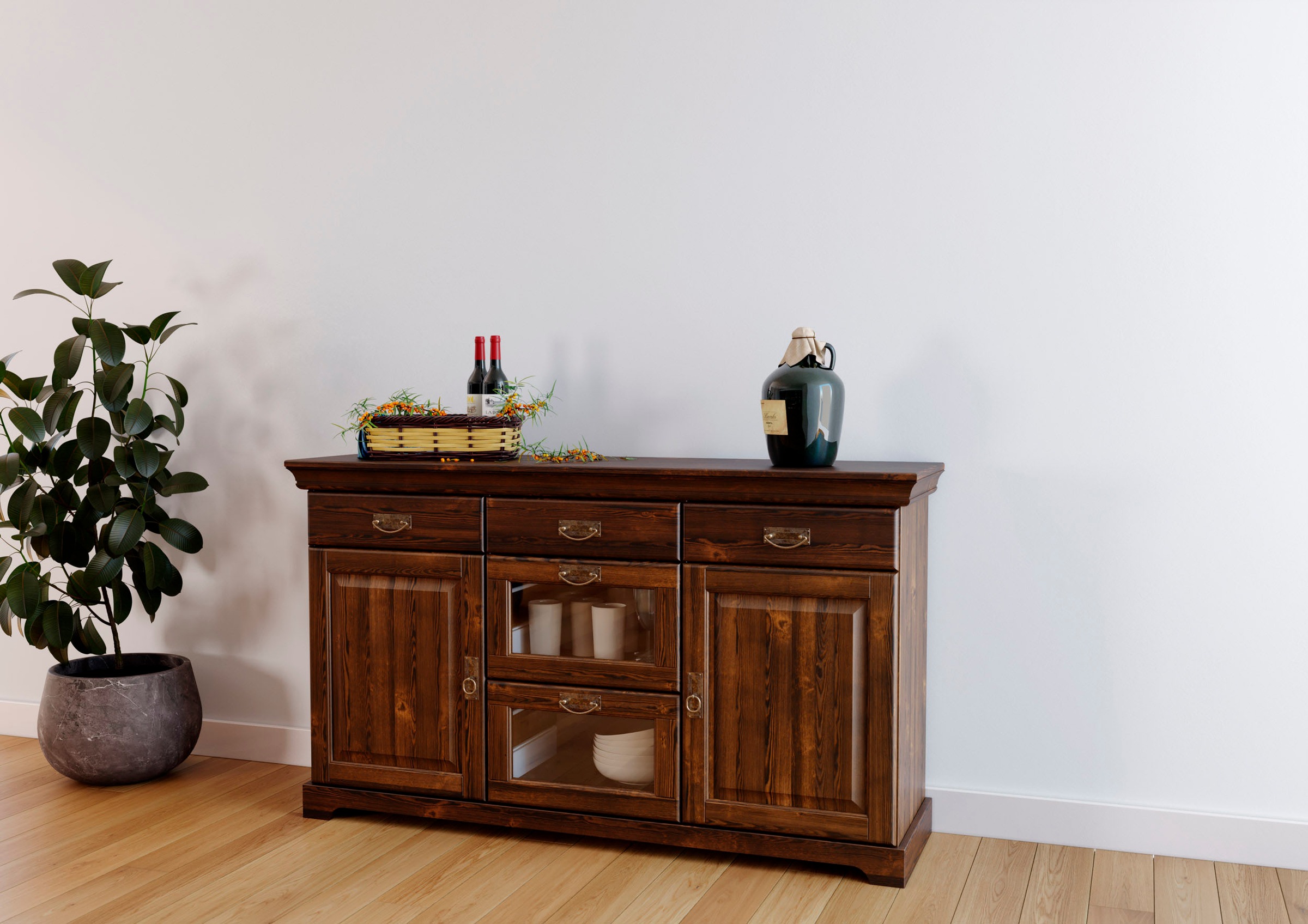 Home affaire Sideboard »Rügen«, Kommode aus massiver Kiefer, FSC®, Breite 1 günstig online kaufen
