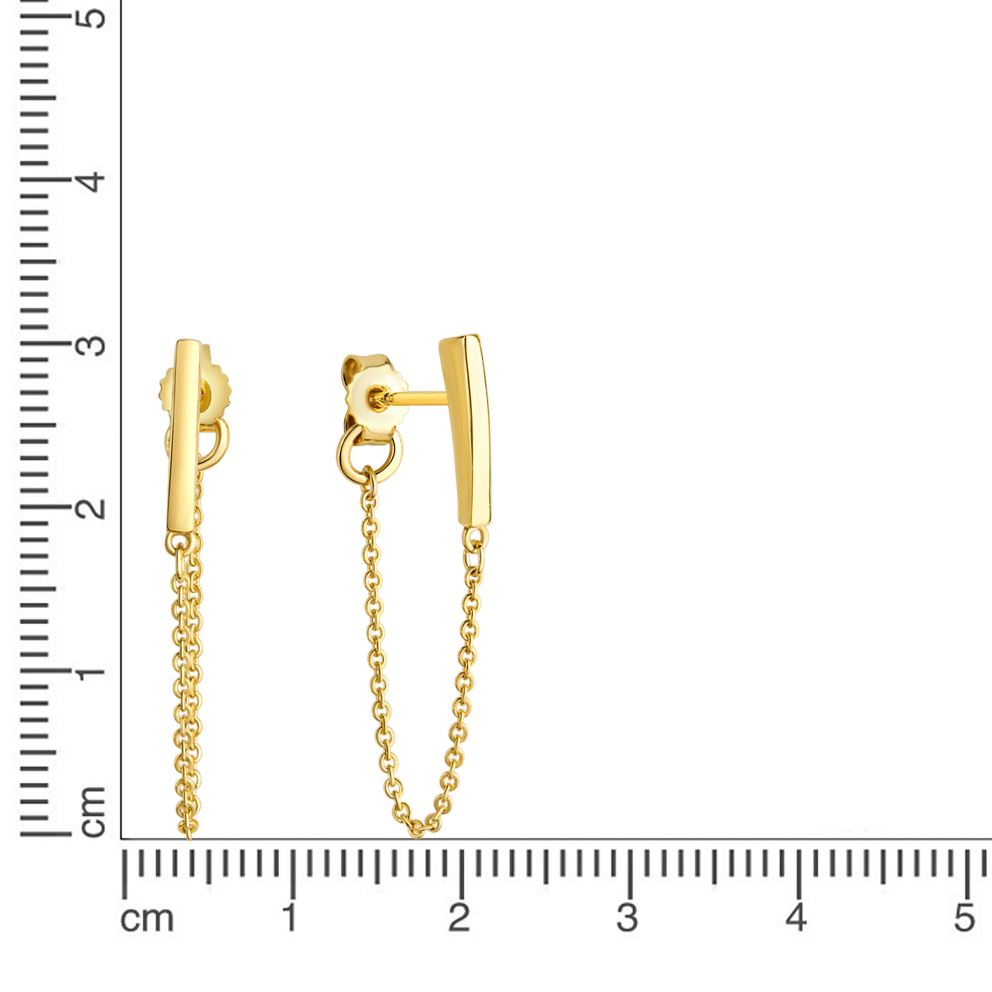 Firetti Paar Ohrstecker »Schmuck Geschenk Gold 375 Ohrschmuck Ohrringe Stäbchen«