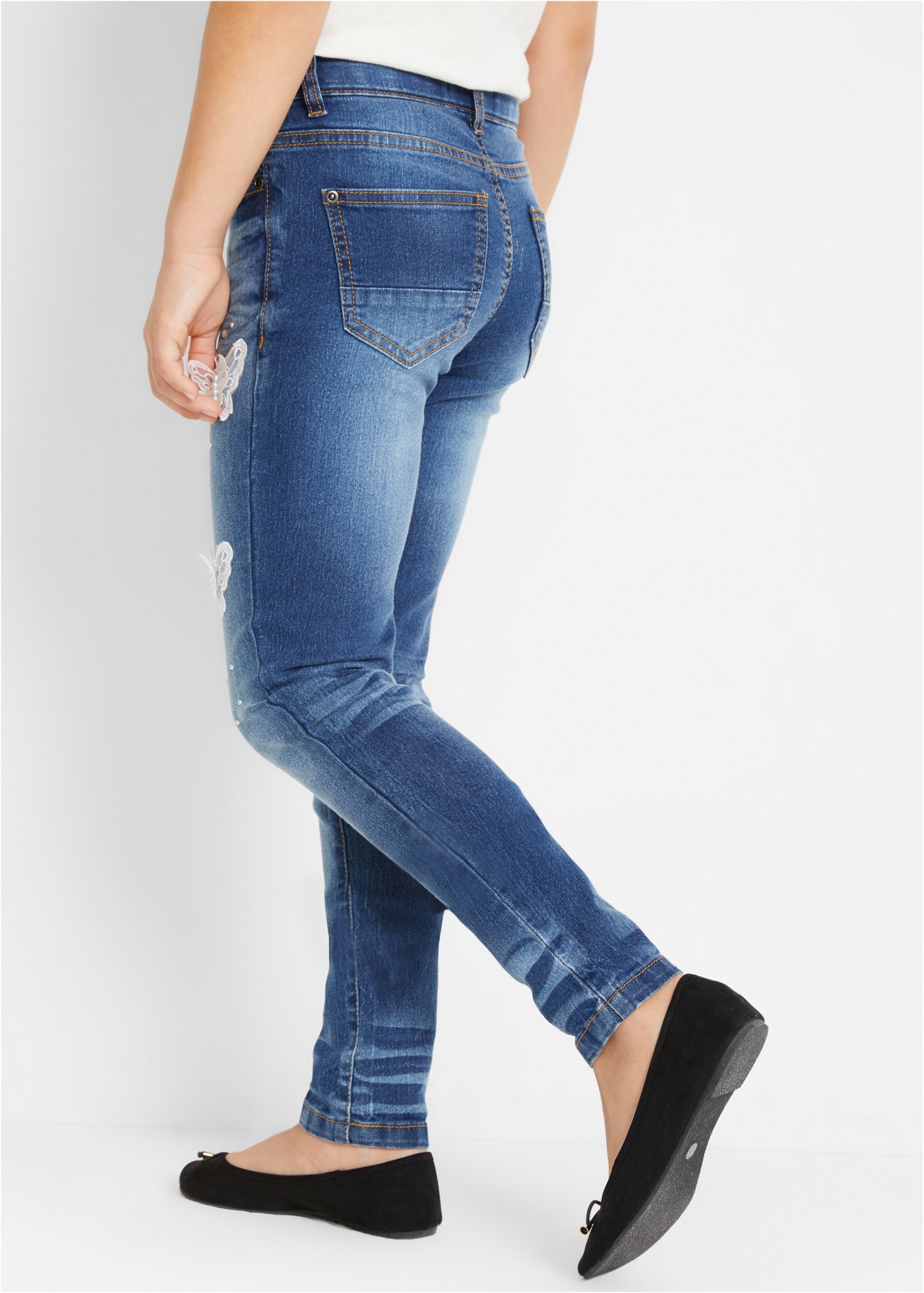 bonprix Skinny-fit-Jeans Skinny-Jeans Mid Waist
