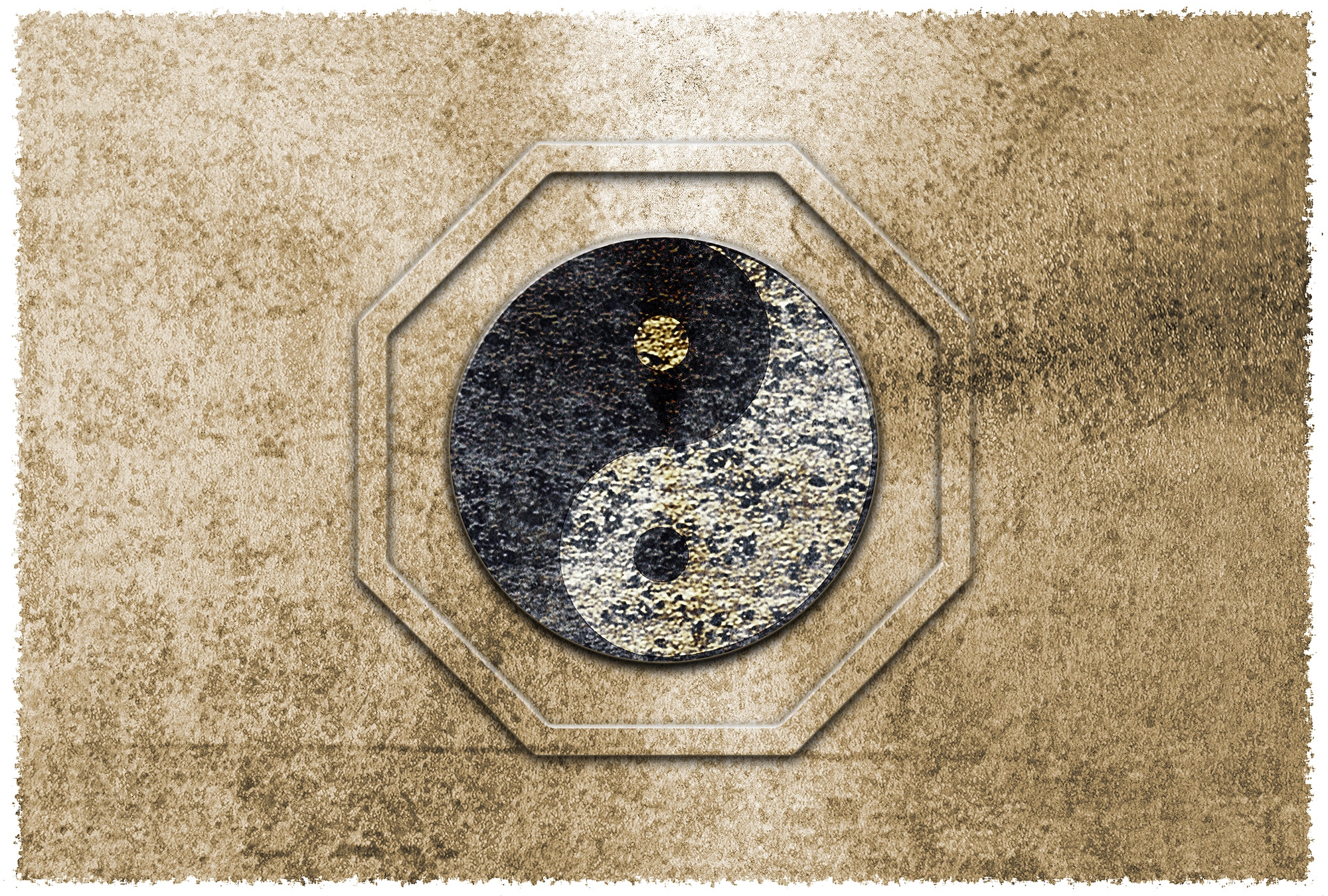 Architects Paper Fototapete »Atelier 47 Yin & Yan 2« orientalisch glatt Vli günstig online kaufen