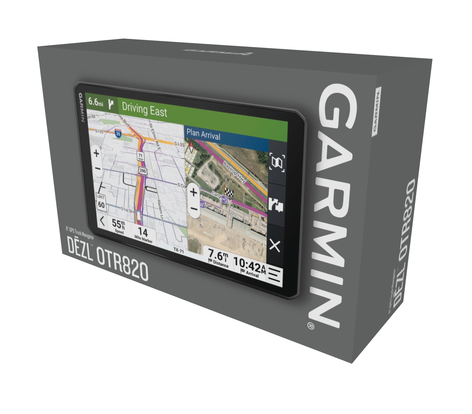 Garmin LKW-Navigationsgerät »dezl LGV820«, (Europa (49 Länder) Karten-Updates)