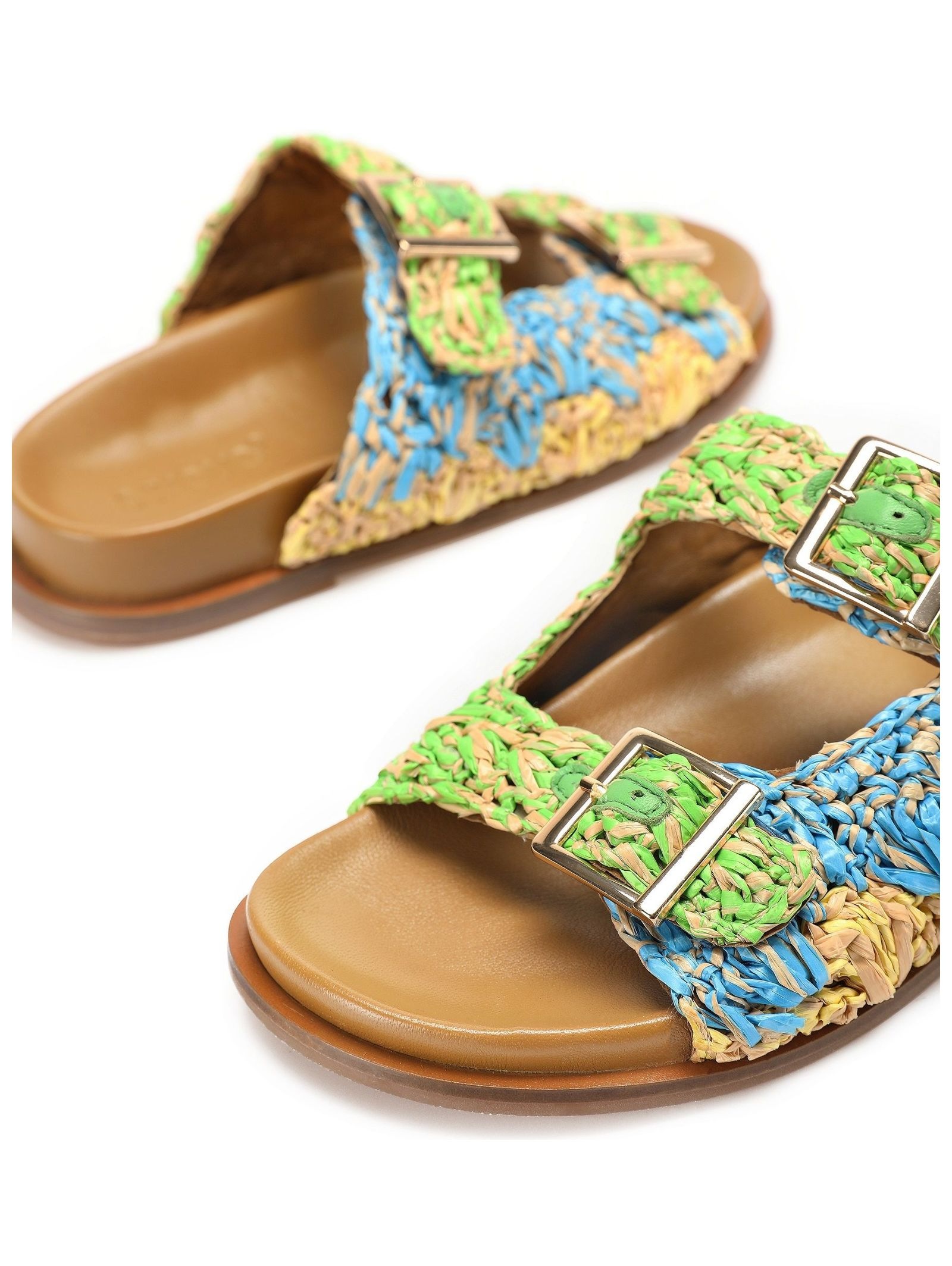 INUOVO Pantolette »INUOVO Pantoletten Leder/Textil«